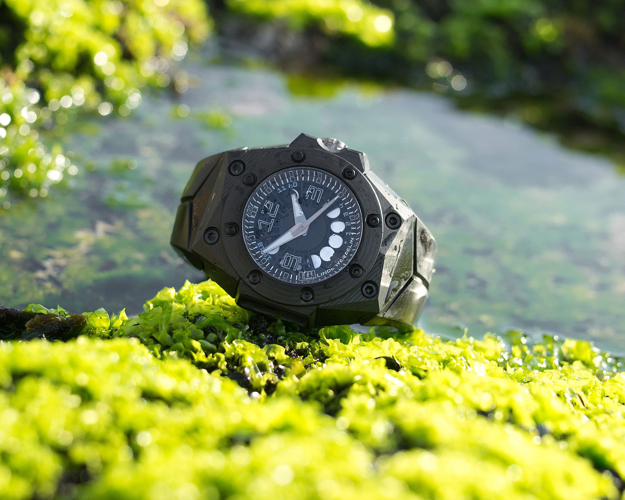 Linde Werdelin Oktopus Moon 3DTP Black Ink