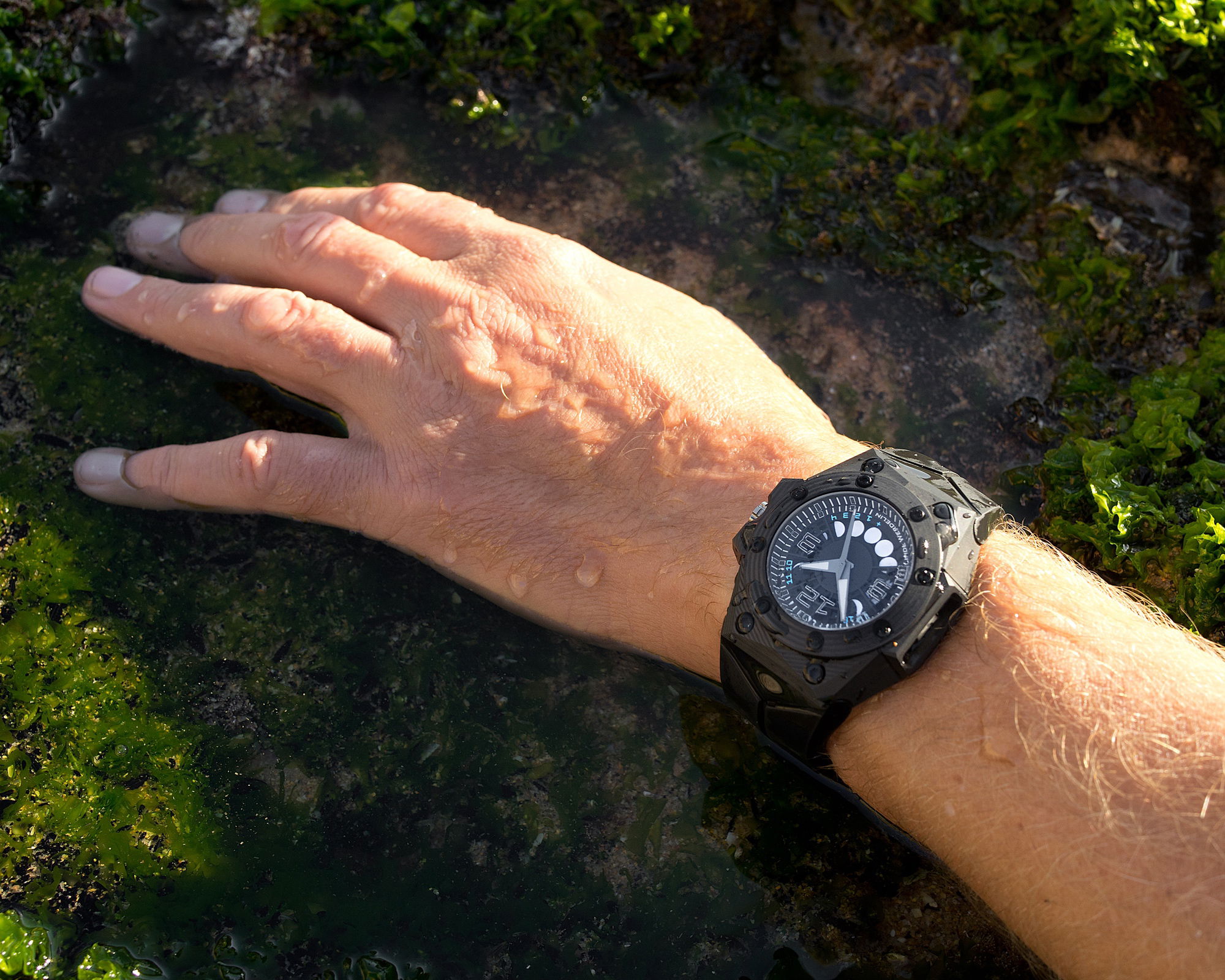 Linde Werdelin Oktopus Moon 3DTP Black Ink