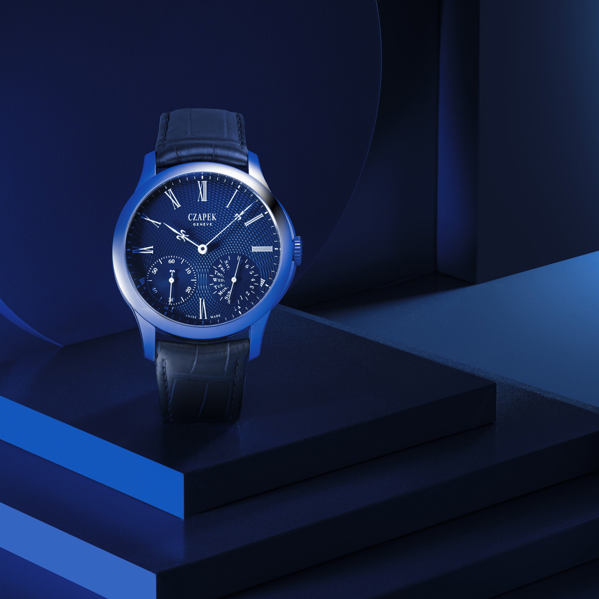 Czapek Quai des Bergues Sapphire Blue L