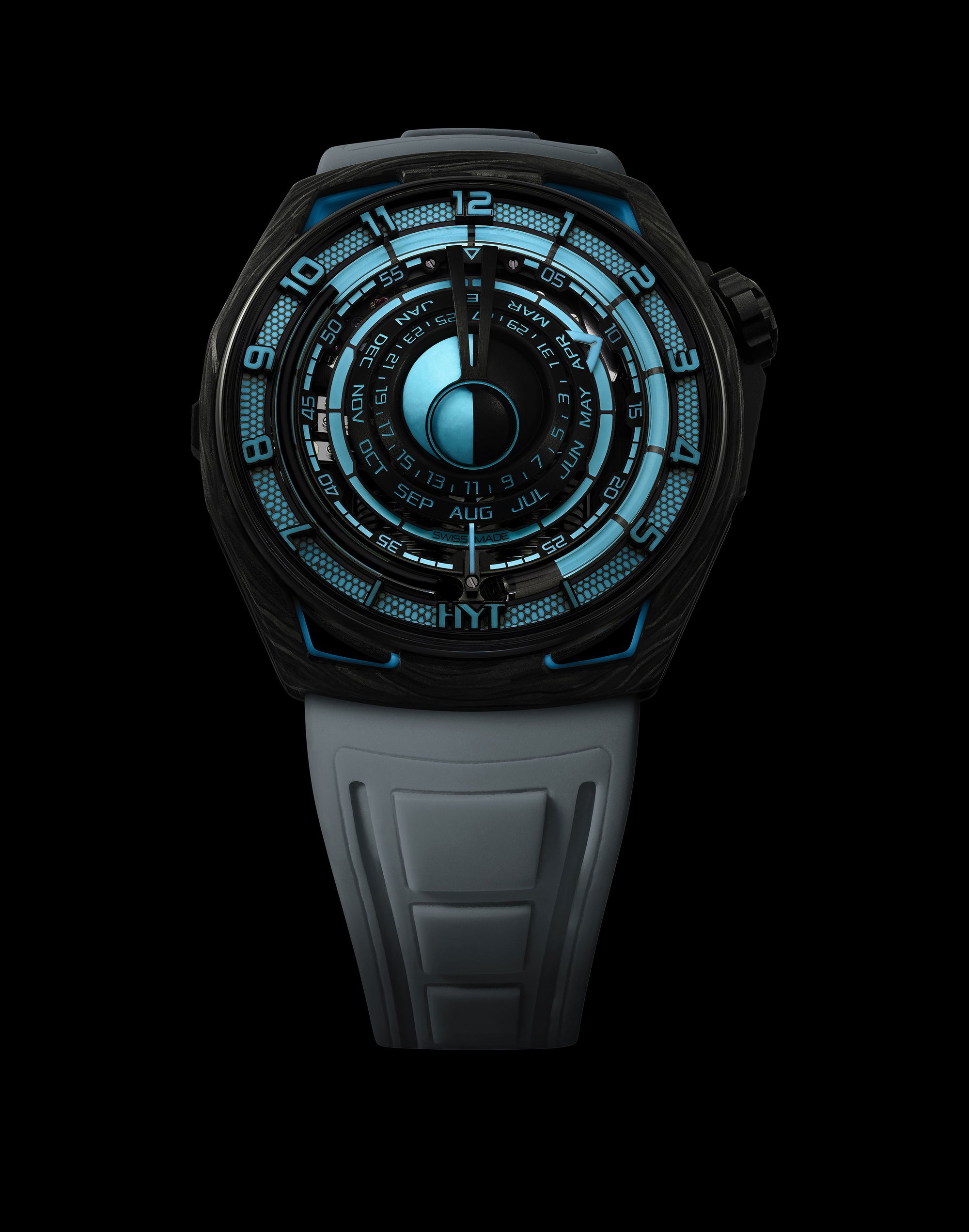 HYT Moon Runner White Neon - H02800-A - 160,840 USD – The