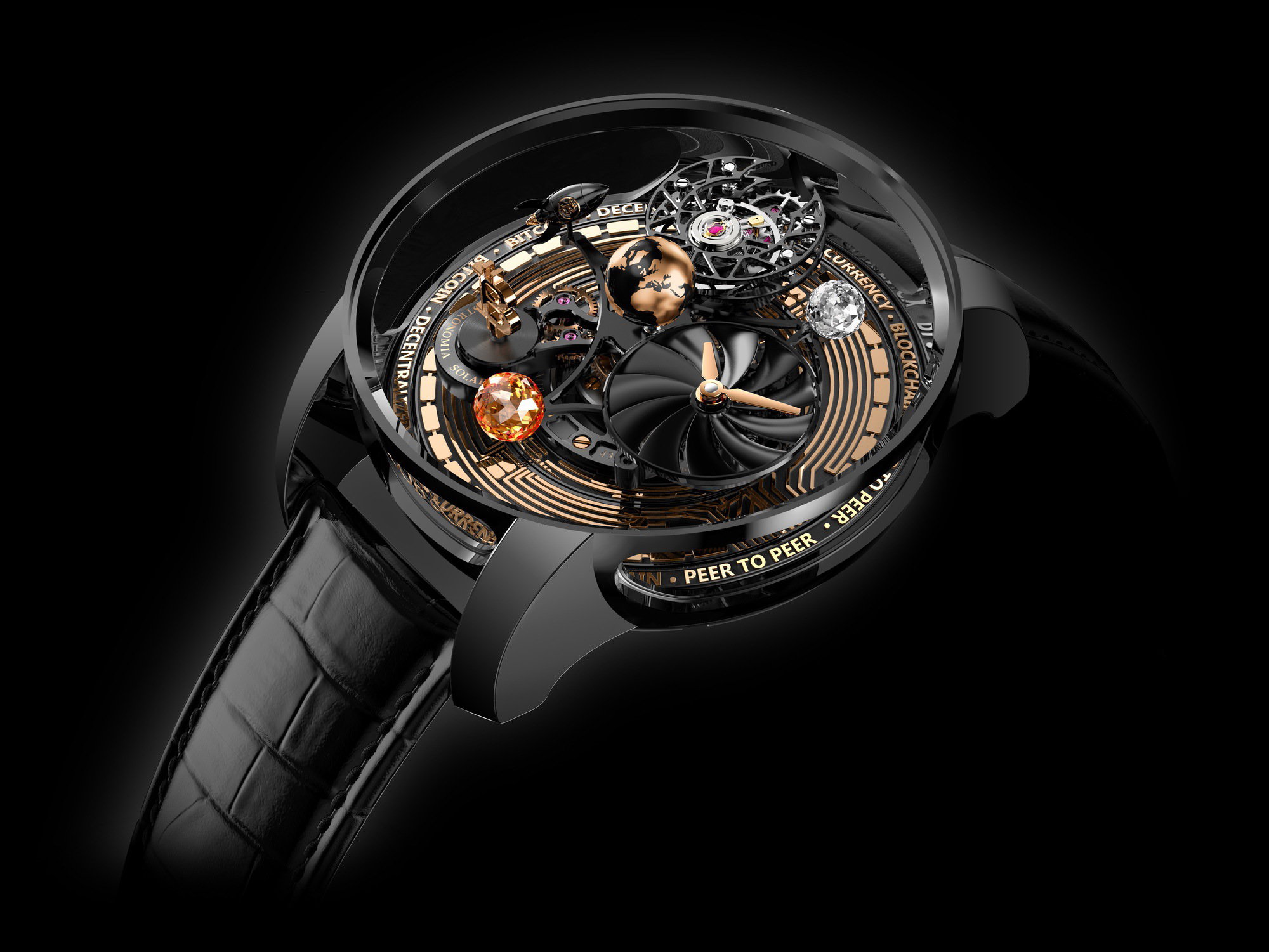 Jacob & Co Astronomia Solar Bitcoin