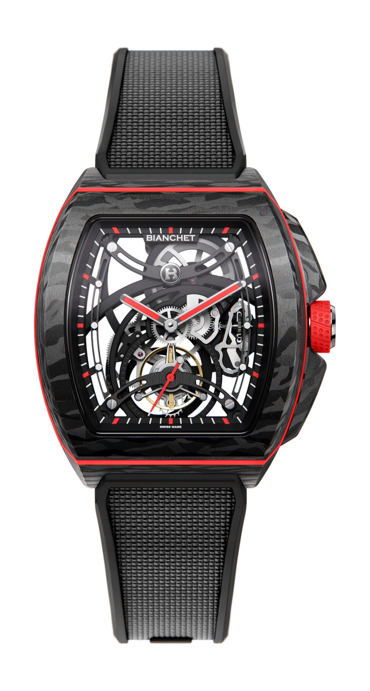 Bianchet Carbon Red Tourbillon B1.618 Openwork
