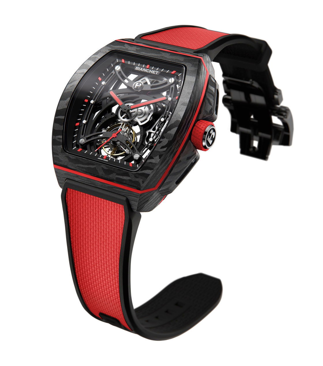 Bianchet Carbon Red Tourbillon B1.618 Openwork