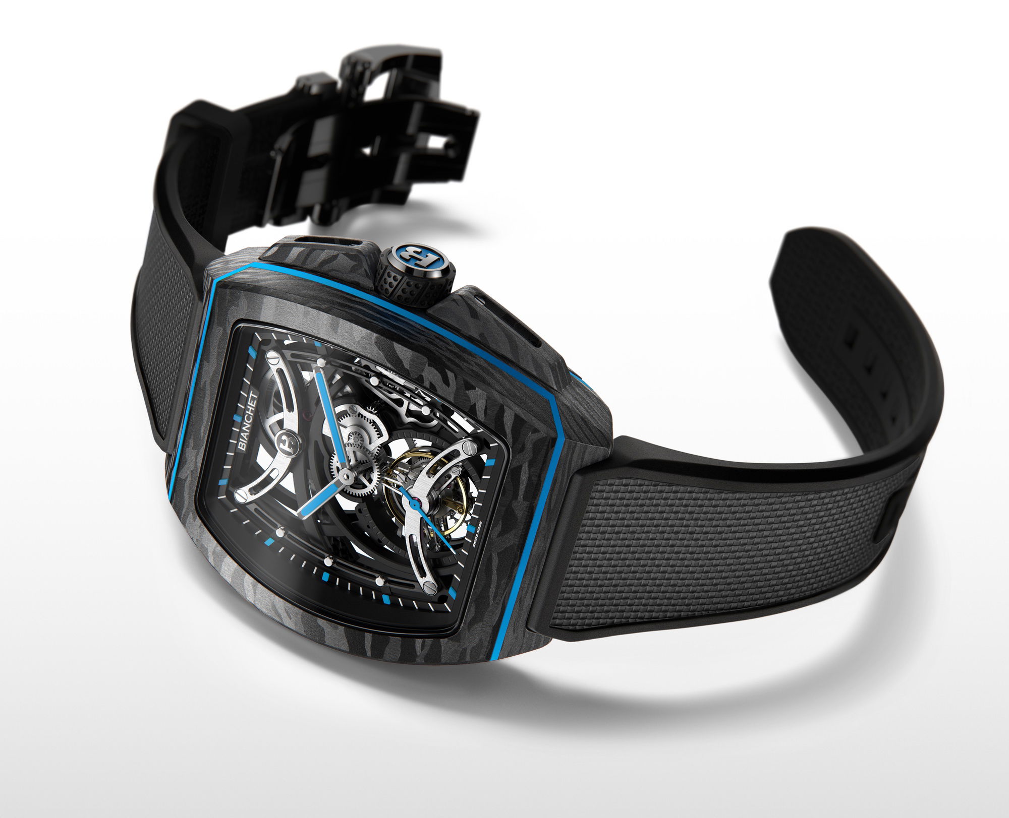 Bianchet Carbon Ocean Blue Tourbillon B1.618 Openwork
