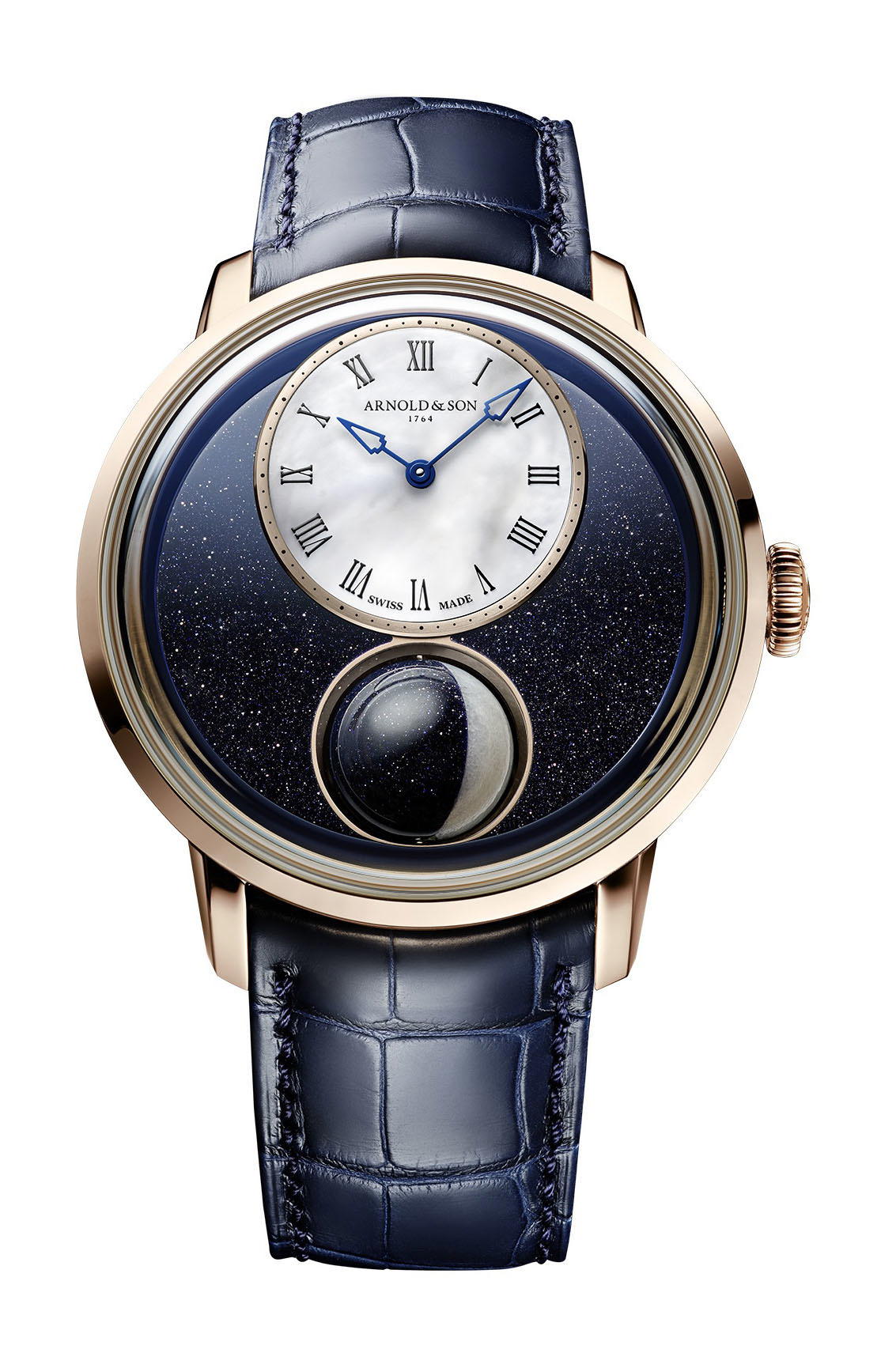 Arnold & Son Luna Magna Red Gold