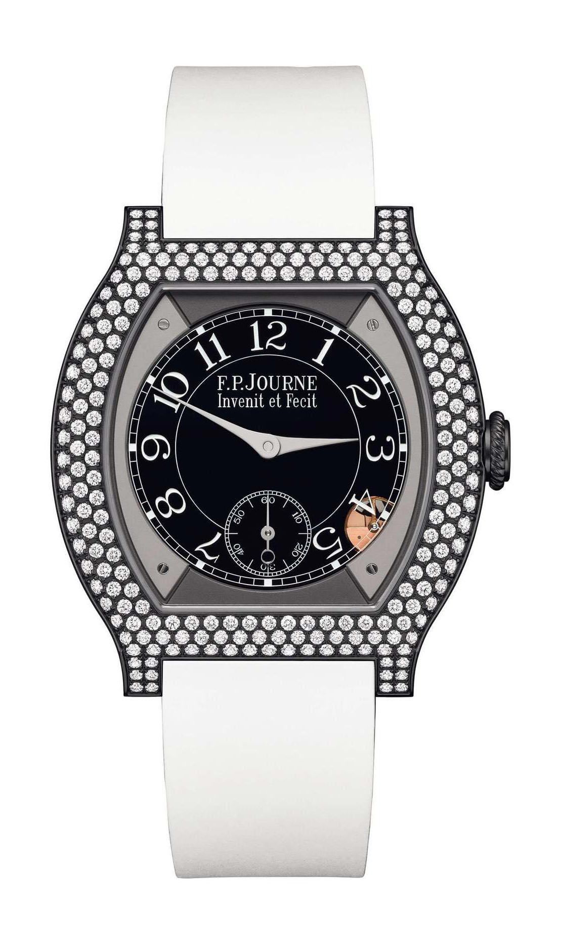 F.P.Journe élégante 40 Titalyt 12 Rows of Diamonds