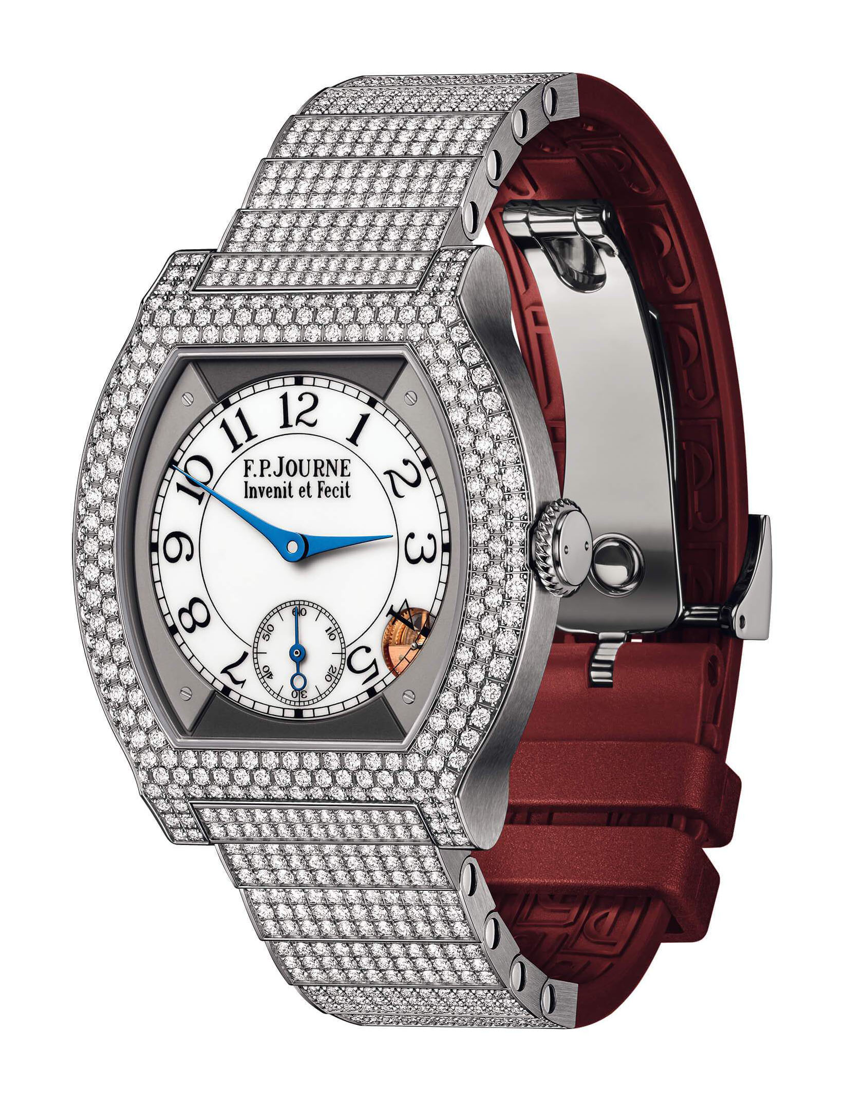 élégante 40 Titanium 12 Rows of Diamonds with Set Bracelet