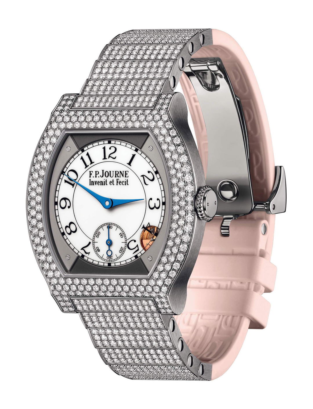 élégante 40 Titanium 12 Rows of Diamonds with Set Bracelet - Image 1