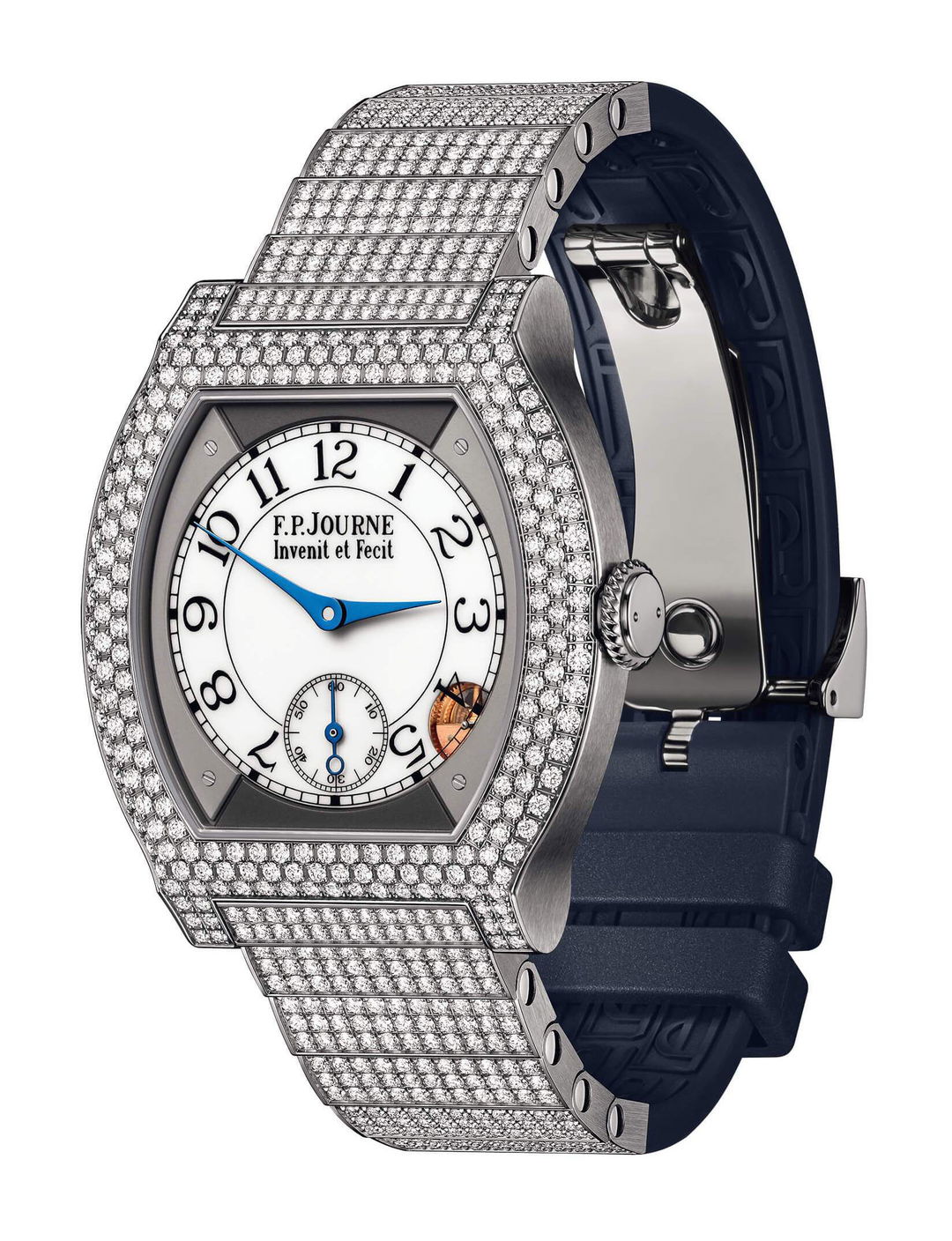 élégante 40 Titanium 12 Rows of Diamonds with Set Bracelet - Image 1