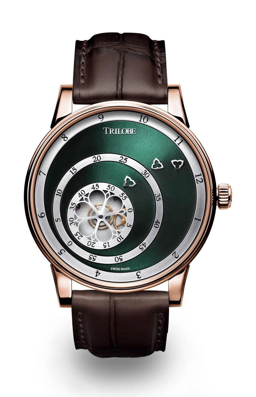 Trilobe Les Matinaux Sunray Green Rose Gold