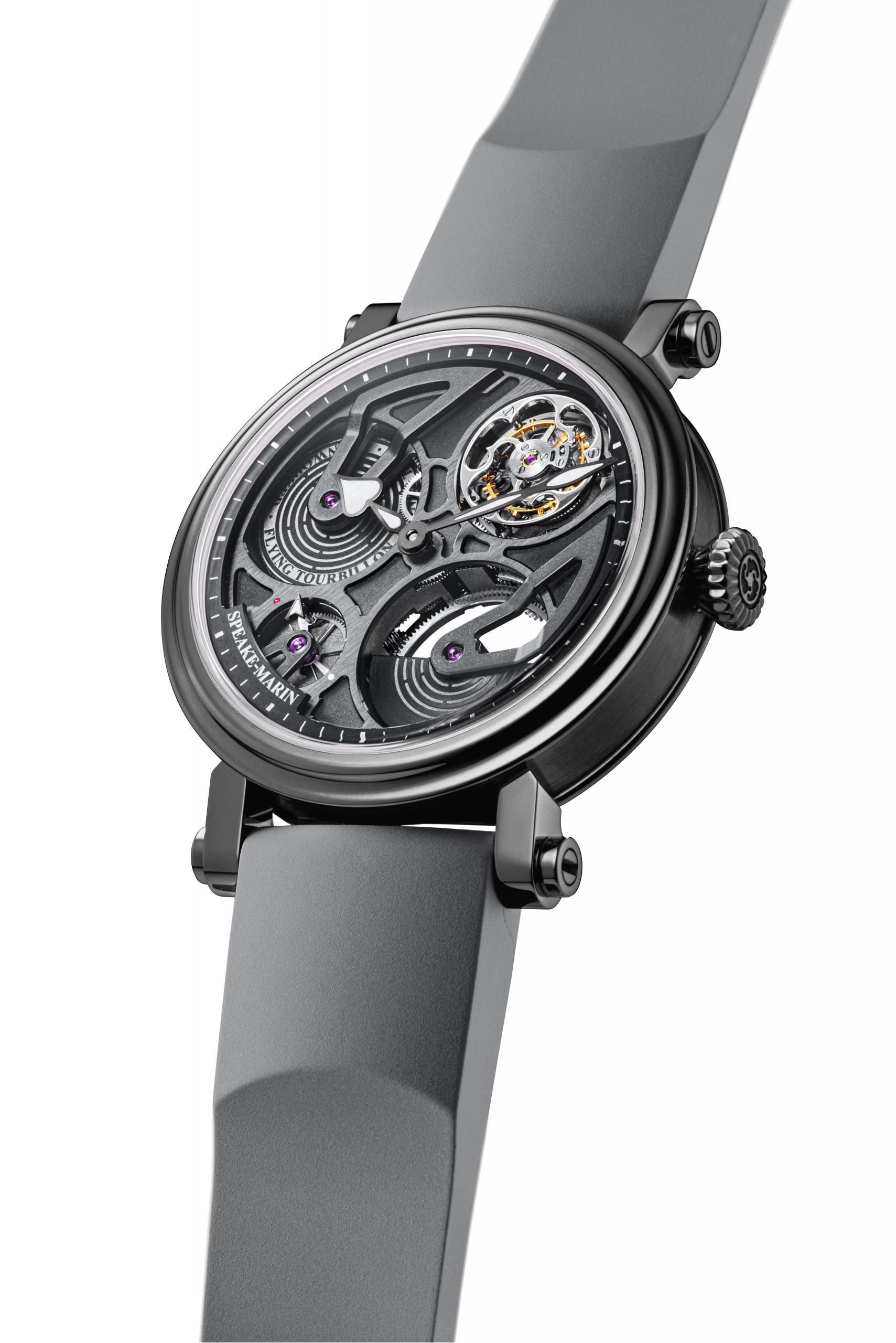 Speake-Marin Openworked Tourbillon Black DLC