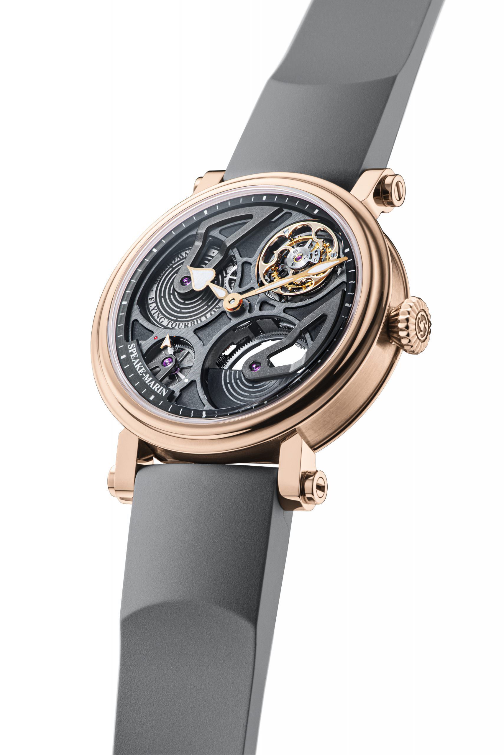 Speake-Marin Openworked Tourbillon Red Gold