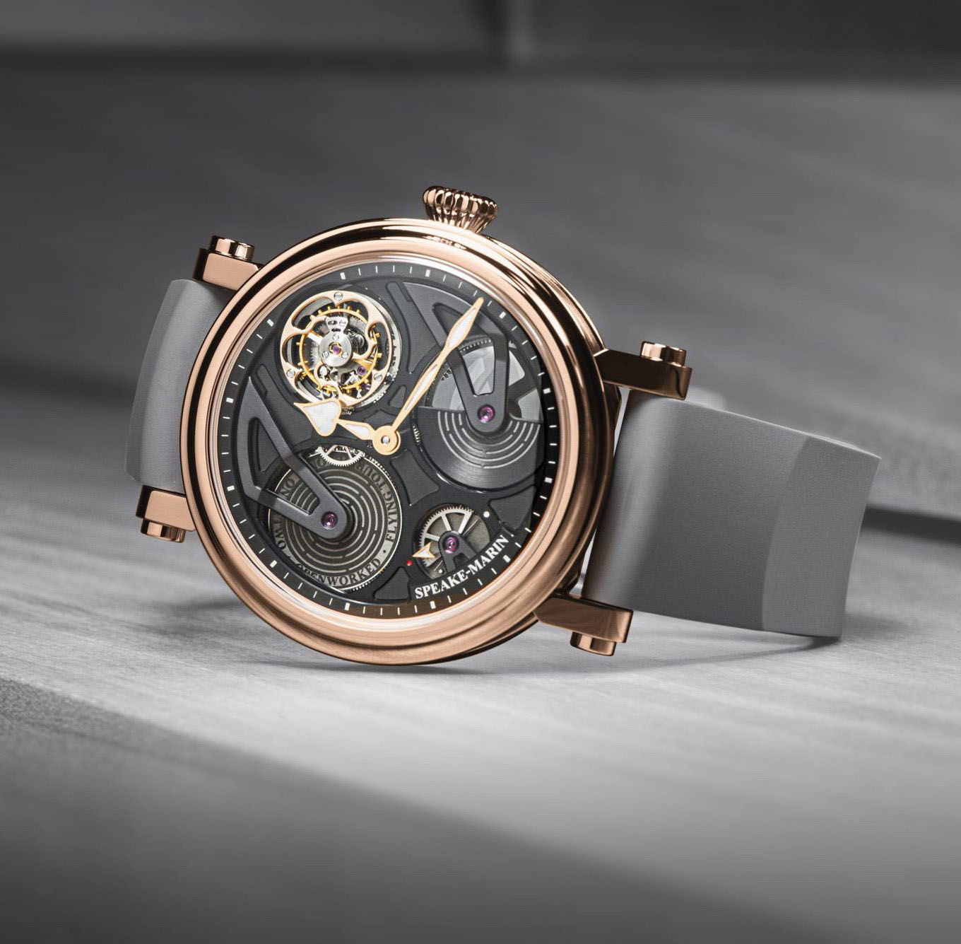 Speake-Marin One &amp; Two Openworked Tourbillon V2 Red Gold
