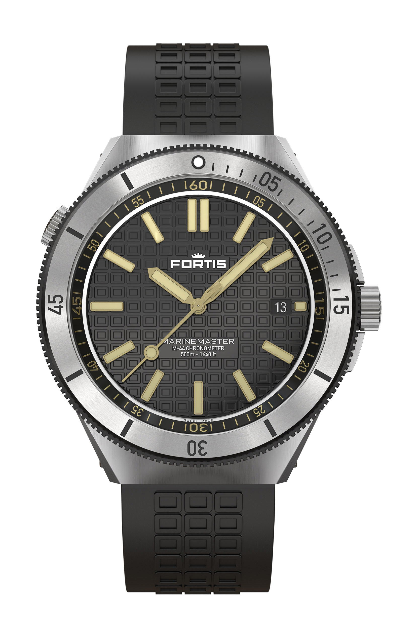 Fortis Marinemaster M-44 Black Resin
