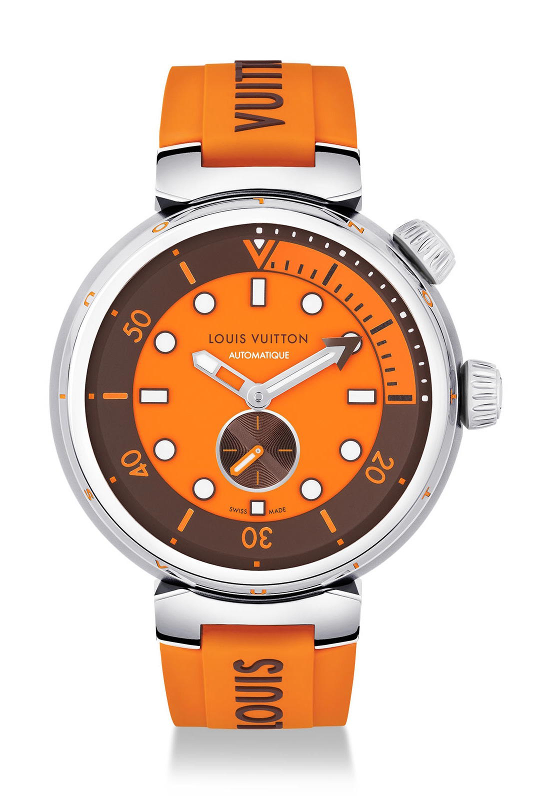 Louis Vuitton Tambour Street Diver Burning Rock
