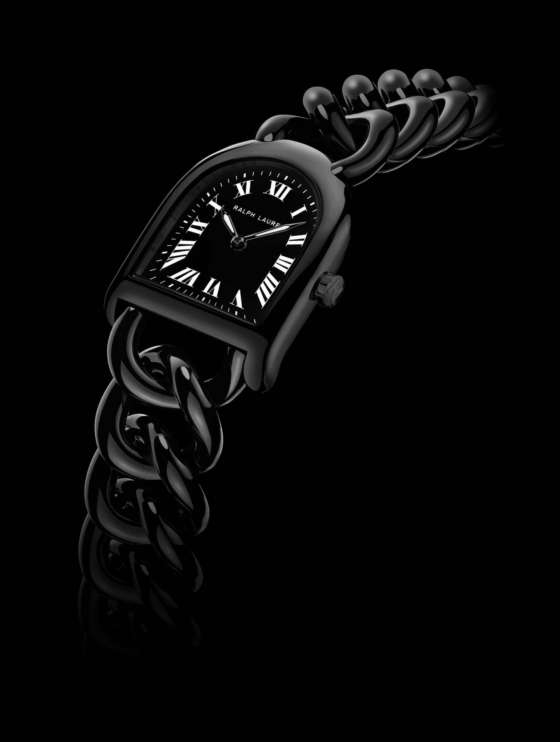 Ralph Lauren Stirrup Petite Link Black – The Watch Pages