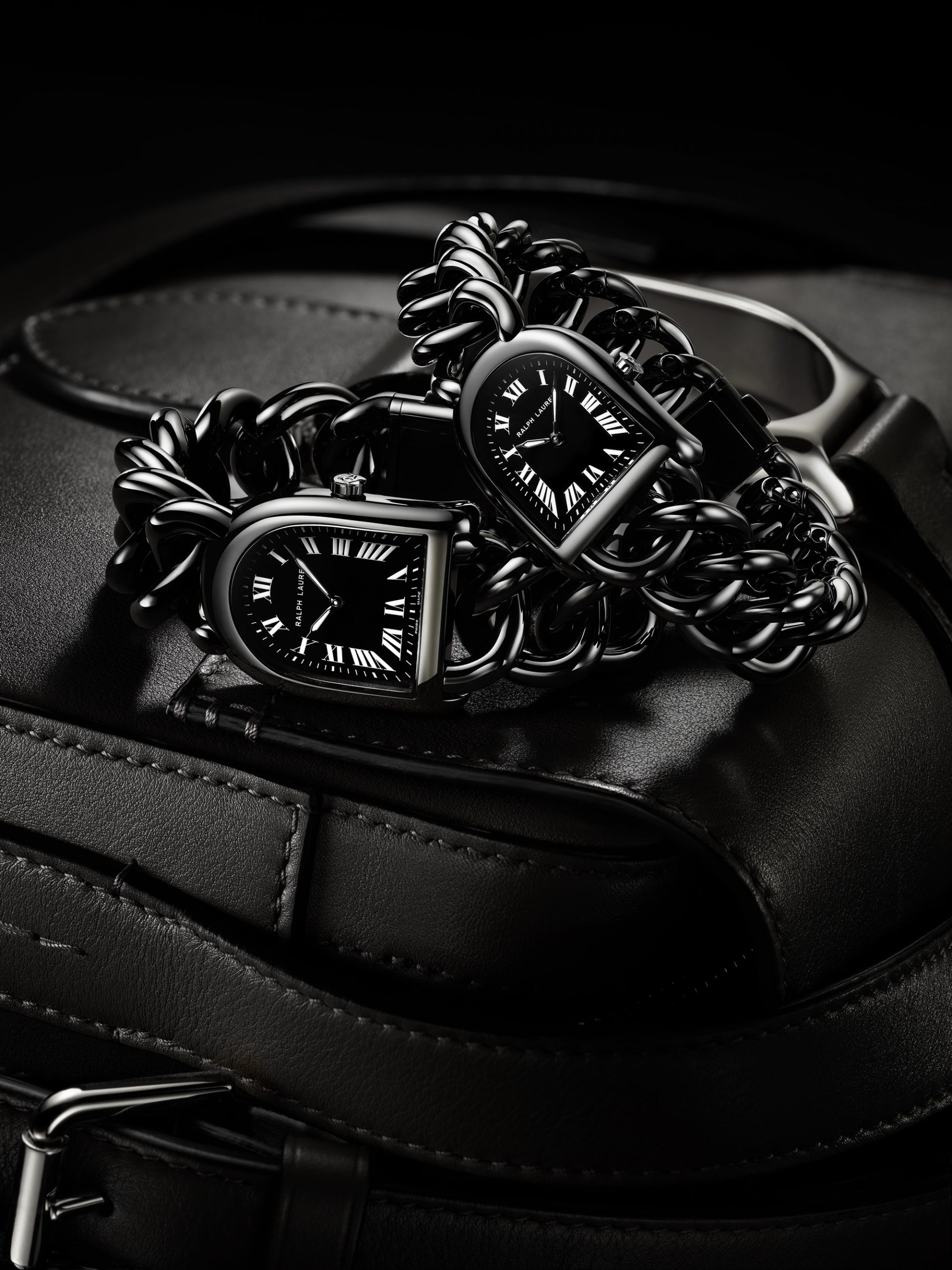 Ralph Lauren RL Stirrup Petite Link Black