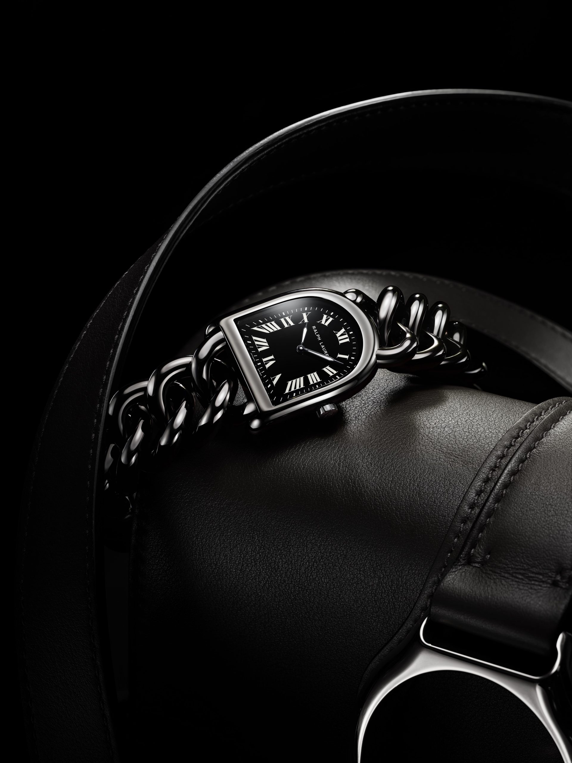 Ralph Lauren RL Stirrup Petite Link Black