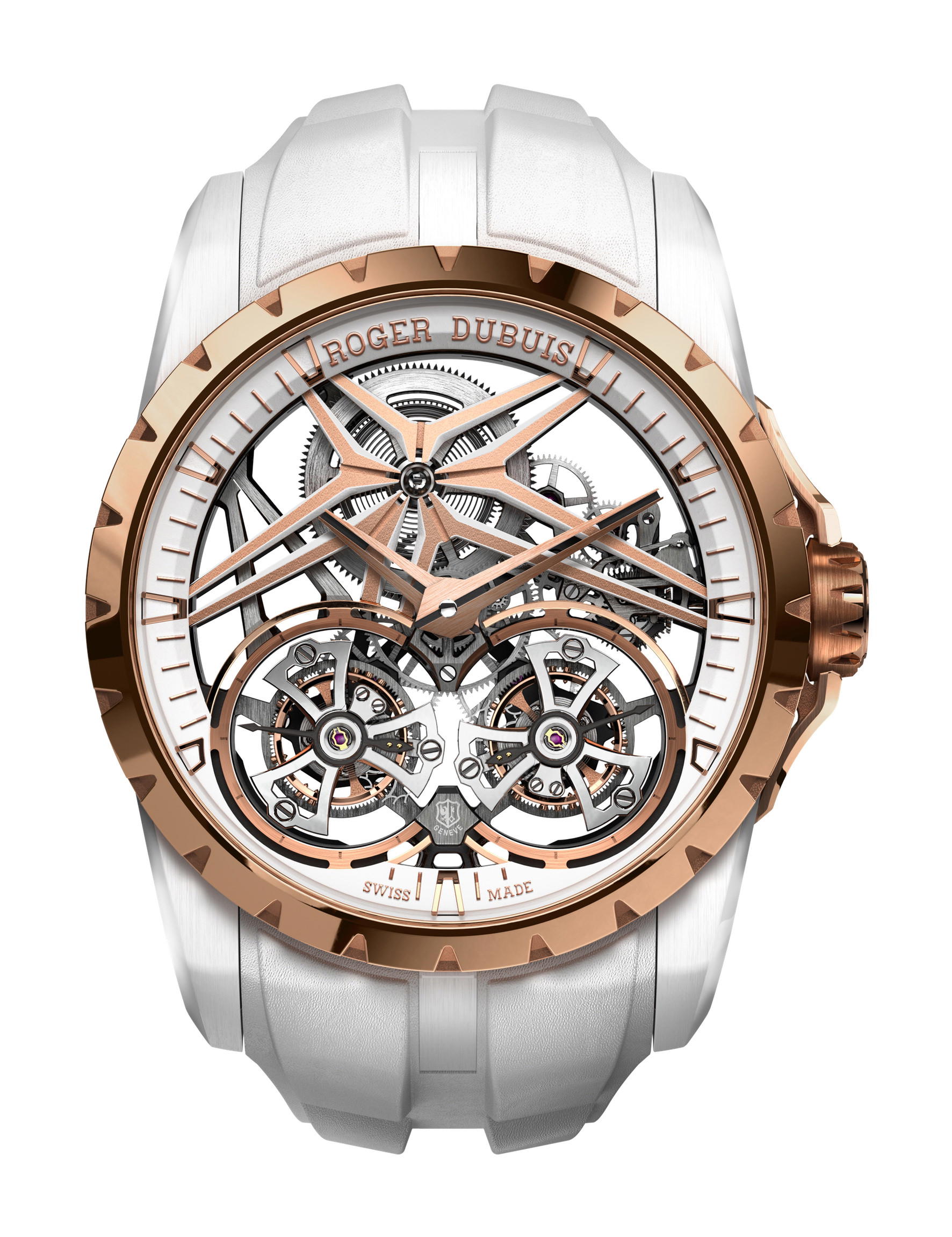 Roger Dubuis Excalibur Double Tourbillon Edition White Ceramic
