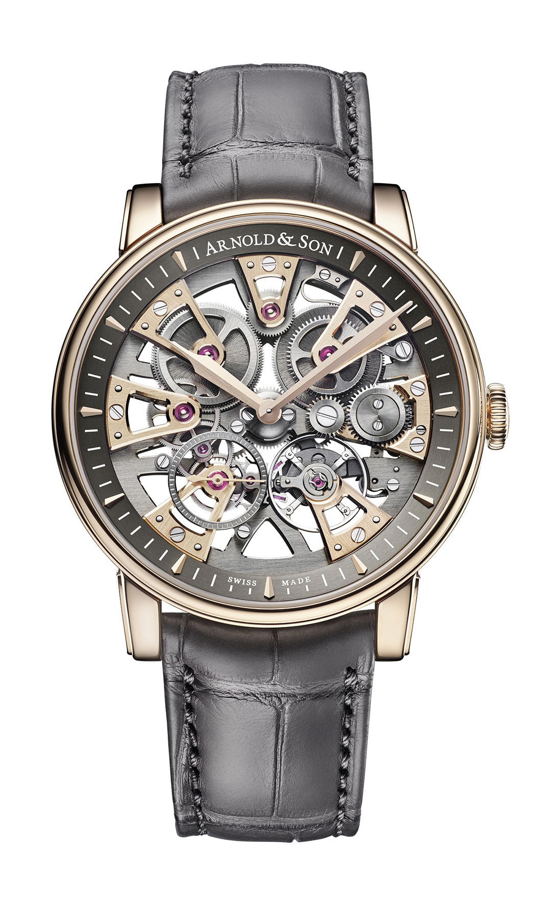 Arnold & Son Nebula 41.5 Red Gold
