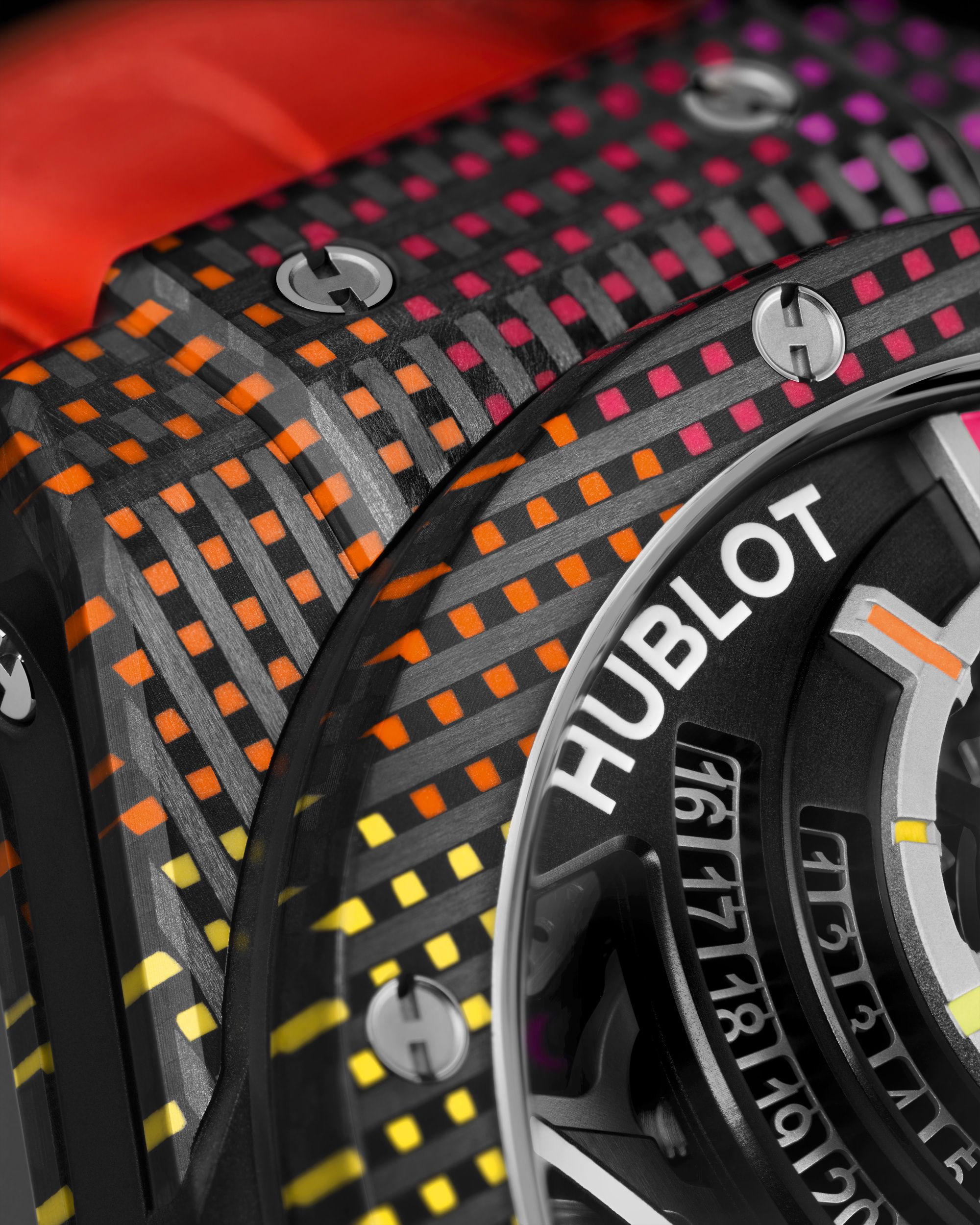 Hublot MP 09 Tourbillon Bi-Axis Rainbow 3D Carbon