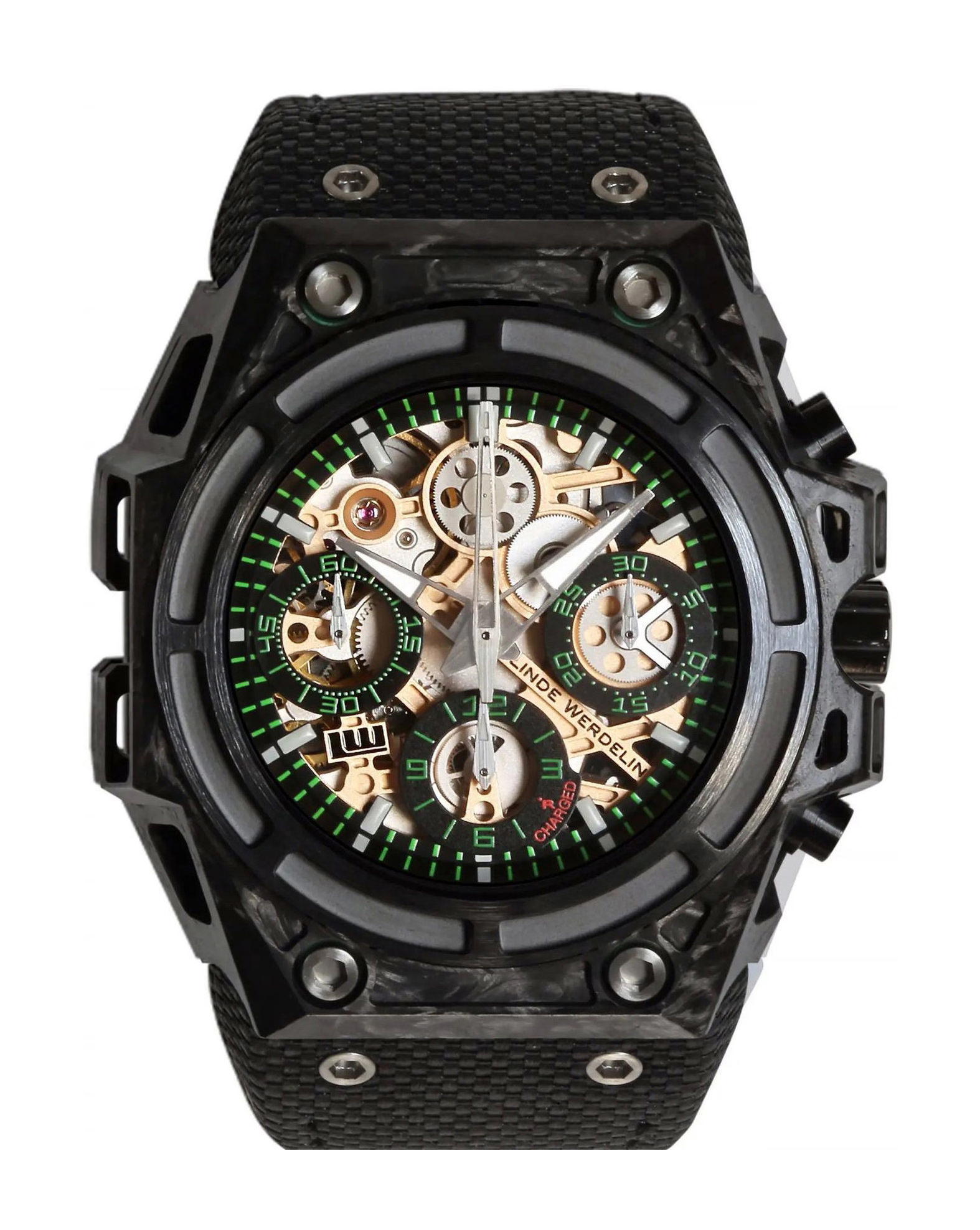 Linde Werdelin Spidospeed Carbon Green - 3D Movement