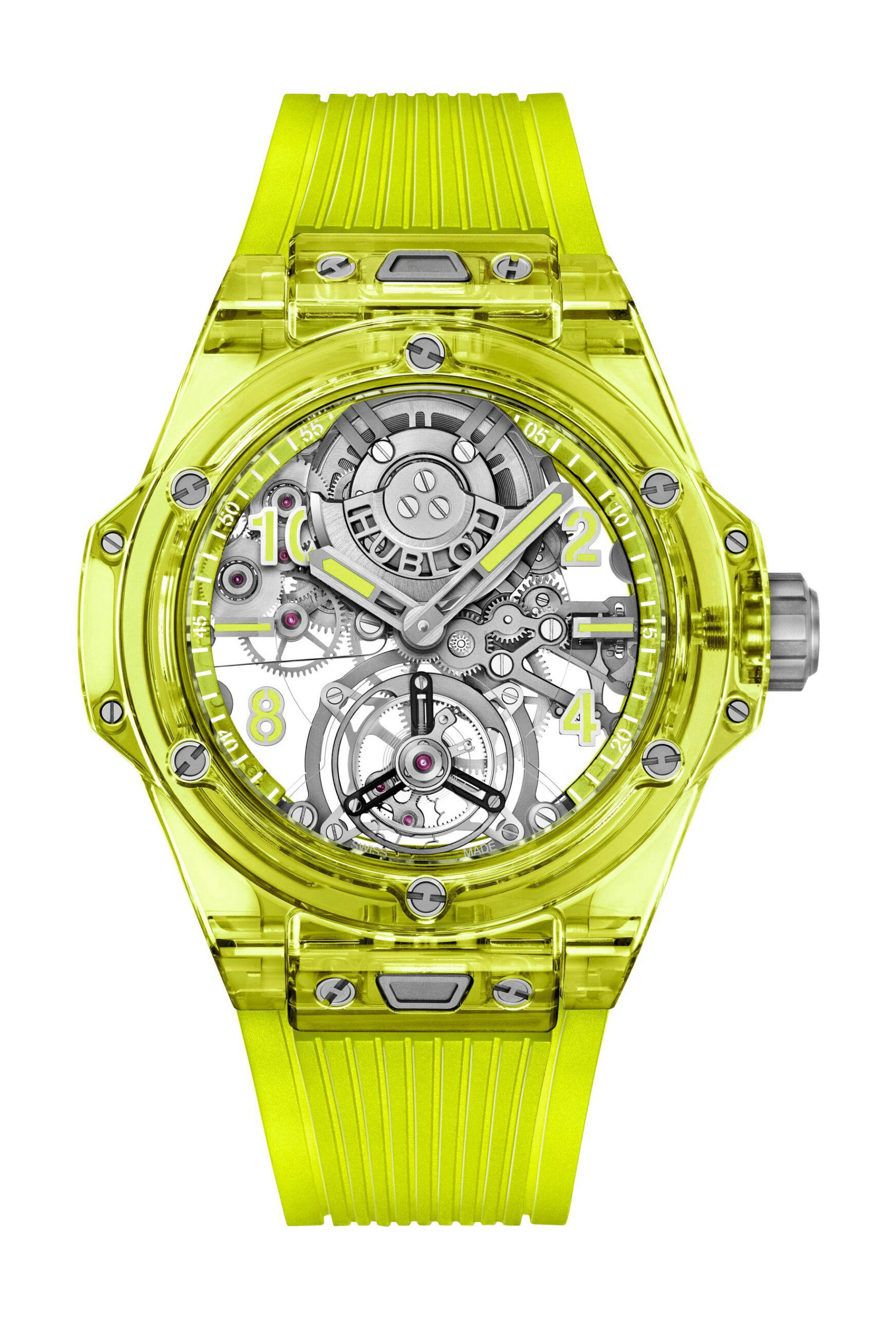 Hublot Big Bang Tourbillon Saxem Yellow Neon