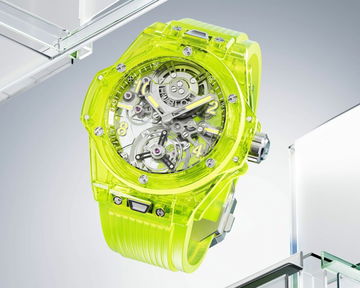 Hublot Big Bang Tourbillon Saxem Yellow Neon