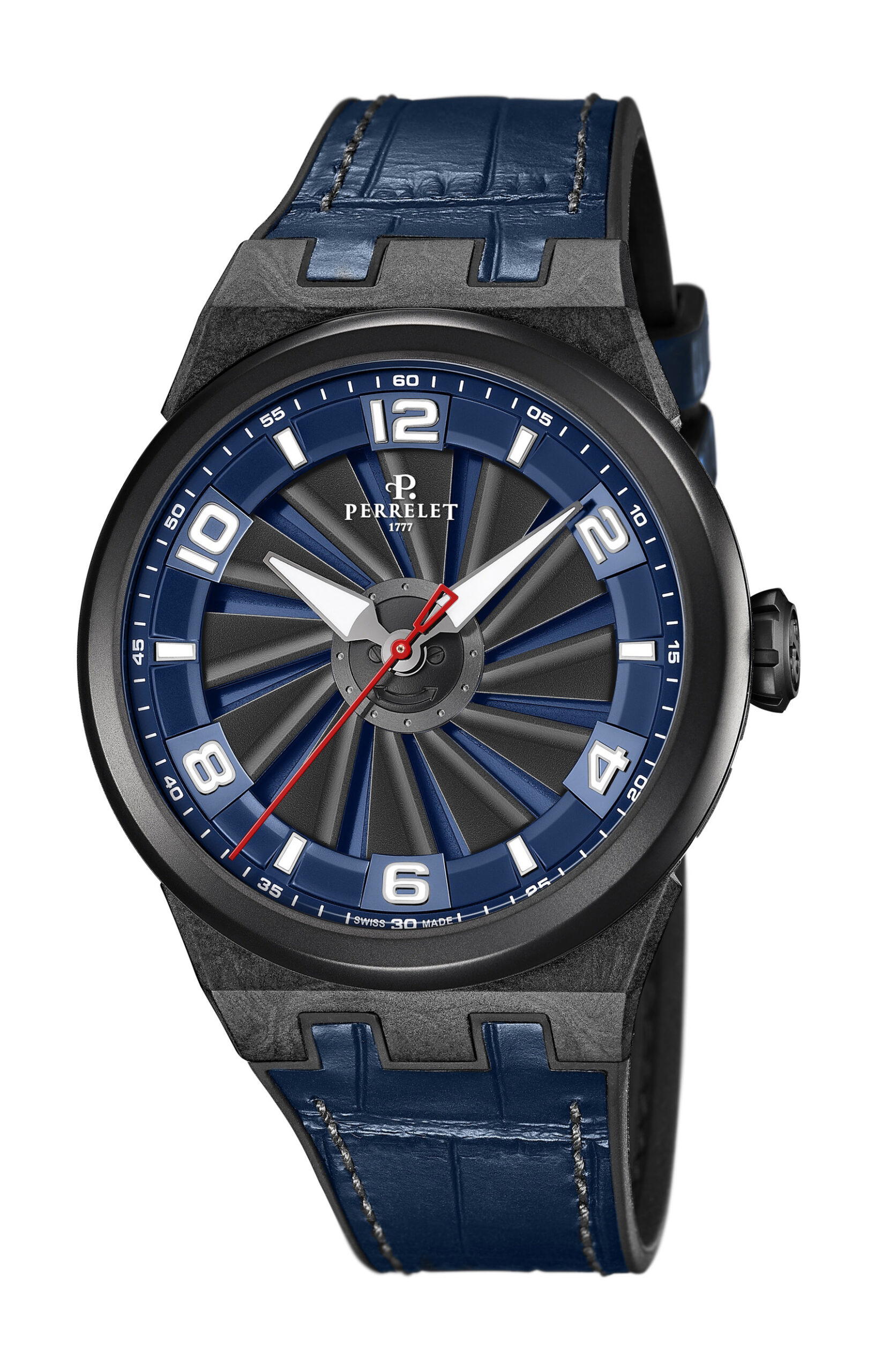 Perrelet Turbine Carbon Midnight Blue