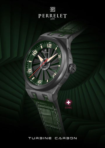 Perrelet Turbine Carbon Forest Green