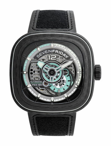 SevenFriday PS3-05 Men's PS Series CCG Automatic Green Strap Watch