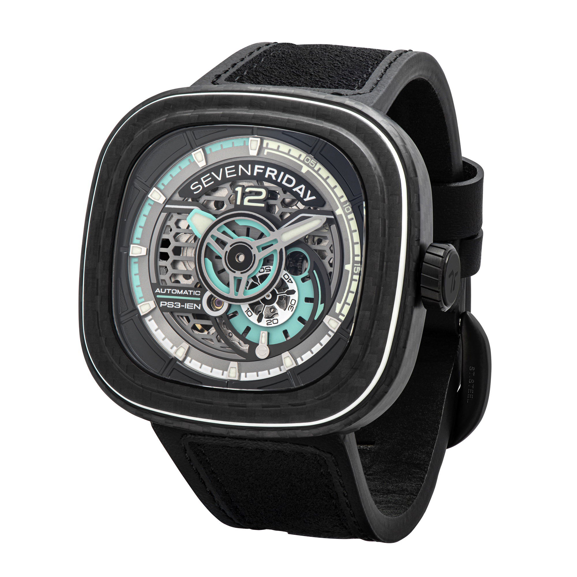 SevenFriday PS3/01 Carbon Jade