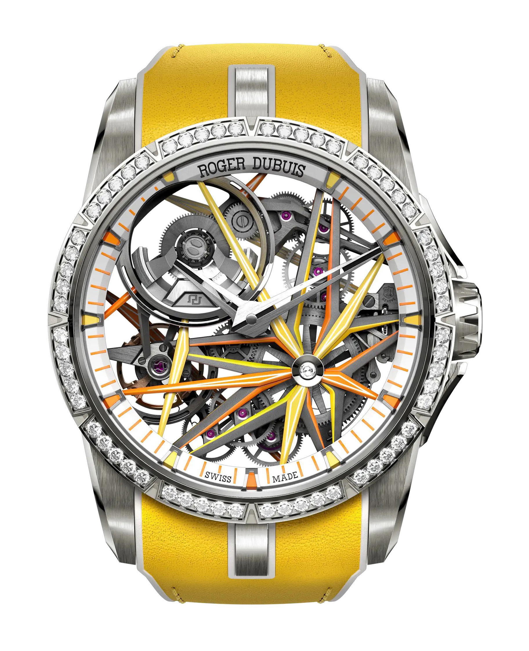 Roger Dubuis Excalibur Monobalancier Blacklight Wight Gold 42
