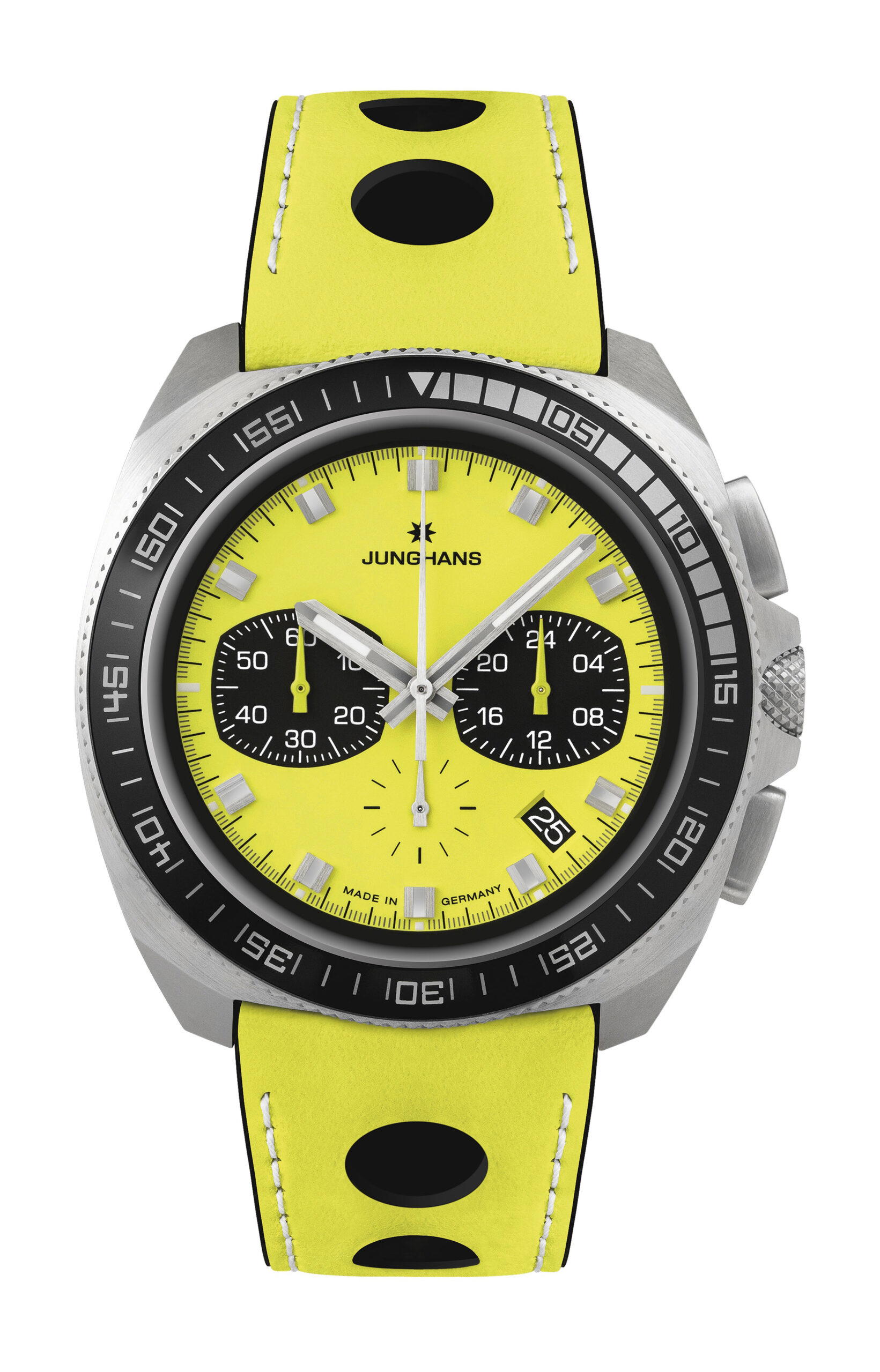 Junghans 1972 Competition Quartz Edition FIS Lemon