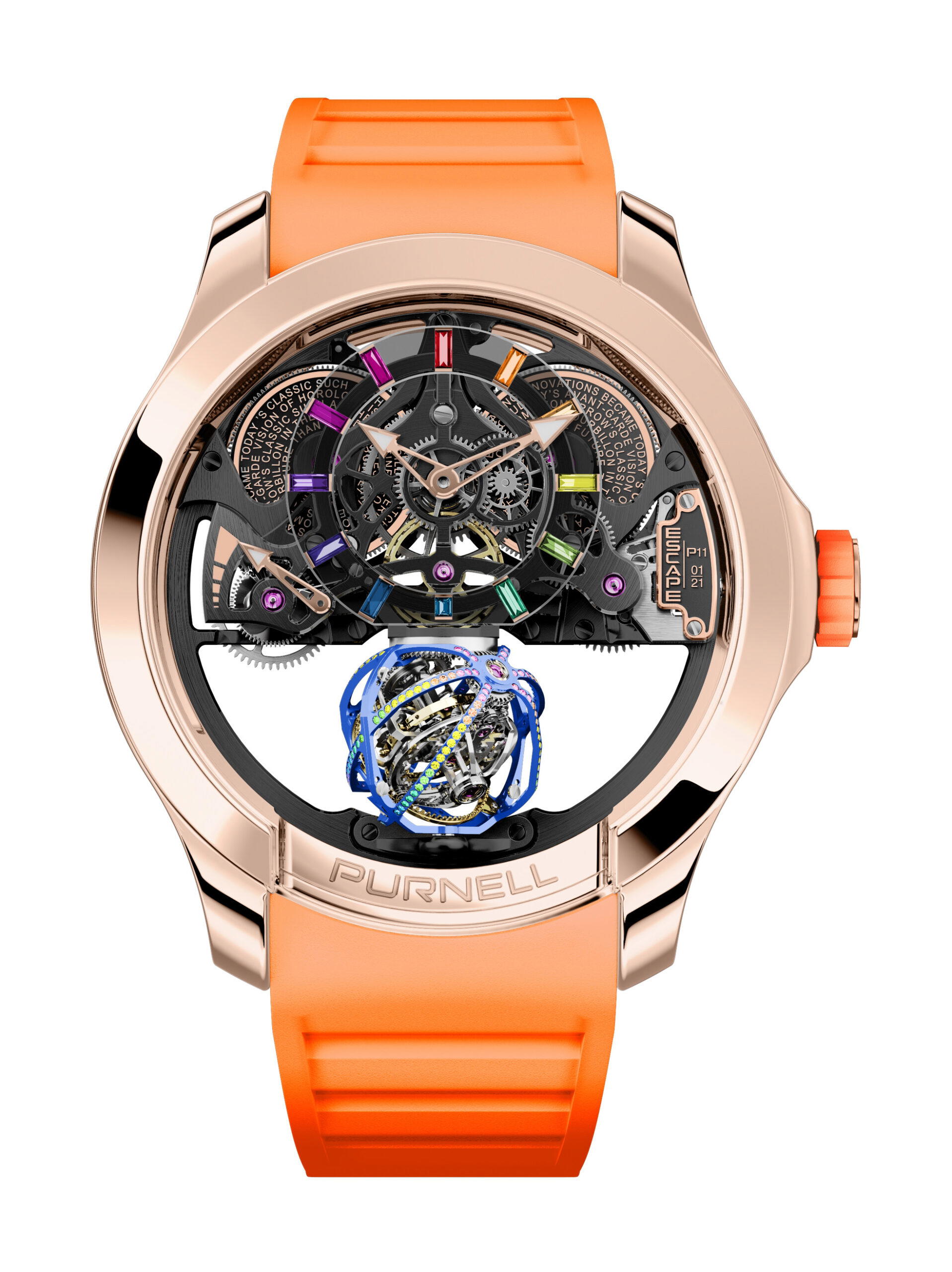 Purnell Escape Primo 18K Rose Gold Rainbow
