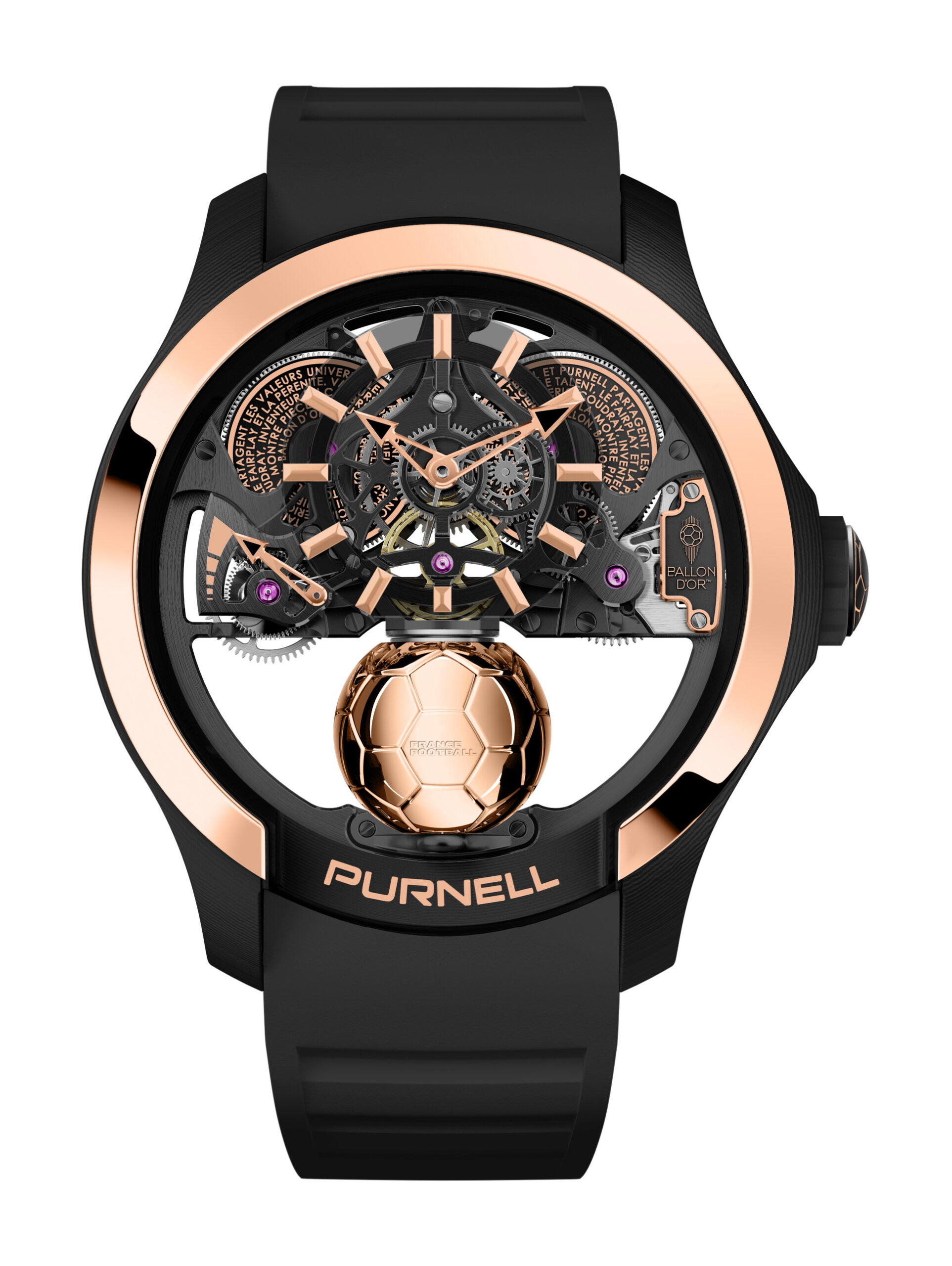 Purnell Escape Legend Carbon 18K Rose Gold Bezel