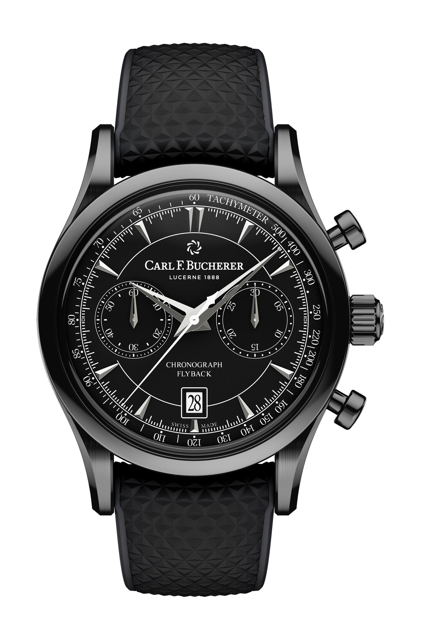 Carl F. Bucherer Manero Flyback Black