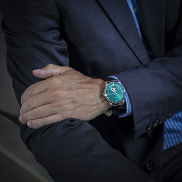 Perrelet Weekend Open Heart Green