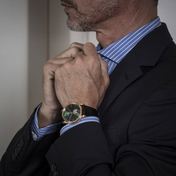 Perrelet Weekend Open Heart Green