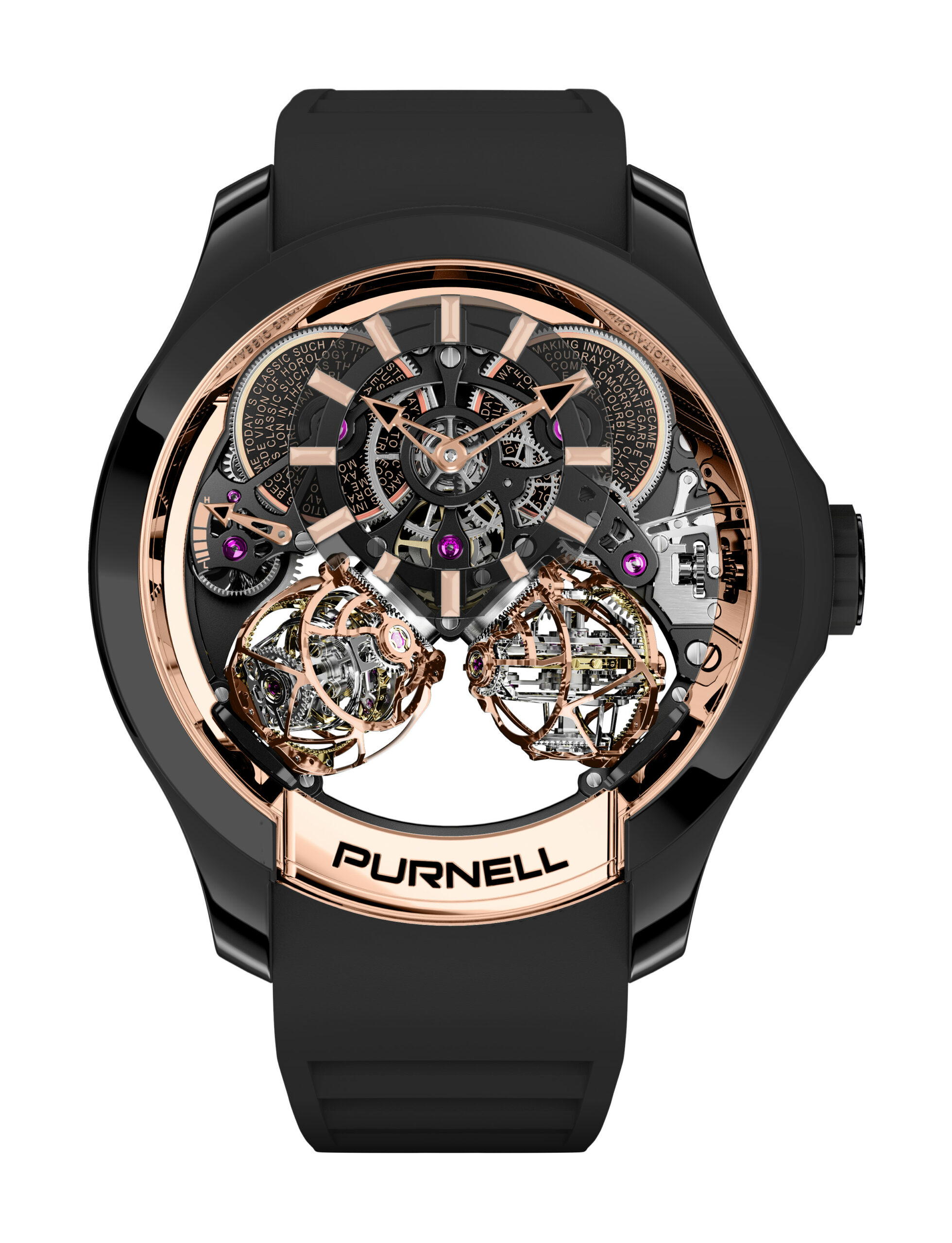 Purnell Escape II 18K Black Gold Polished