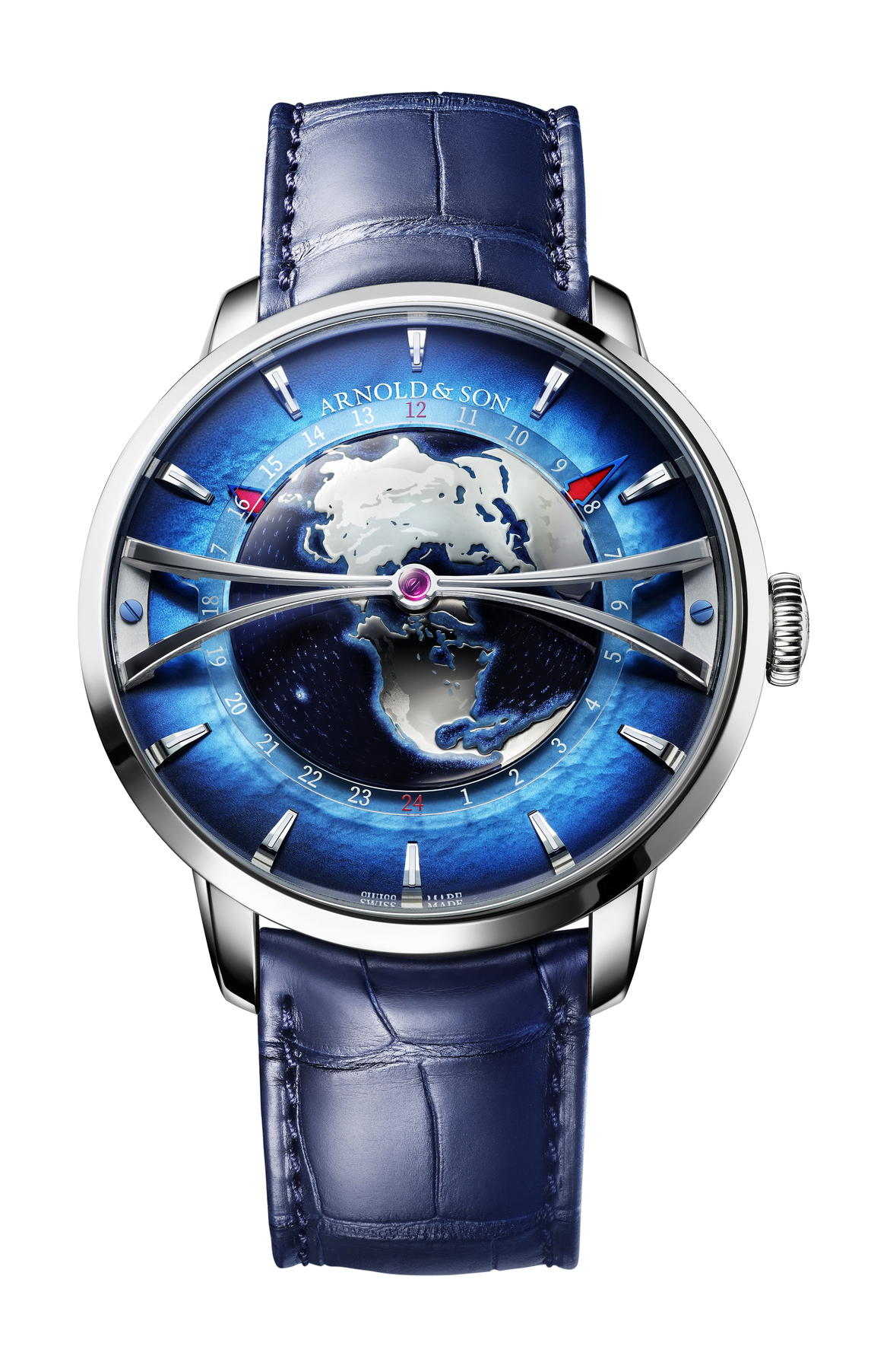Arnold & Son Globetrotter 45 Platinum