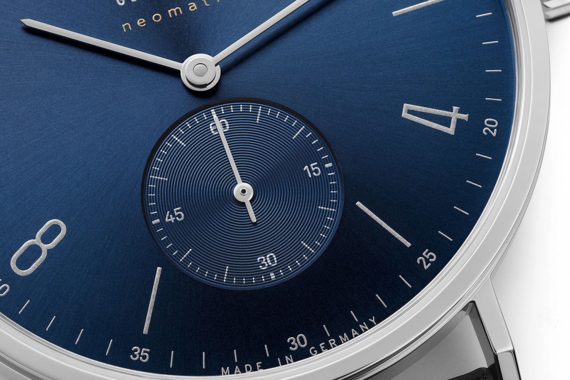 Nomos Glashütte Tangente neomatik 39 Blue Gold