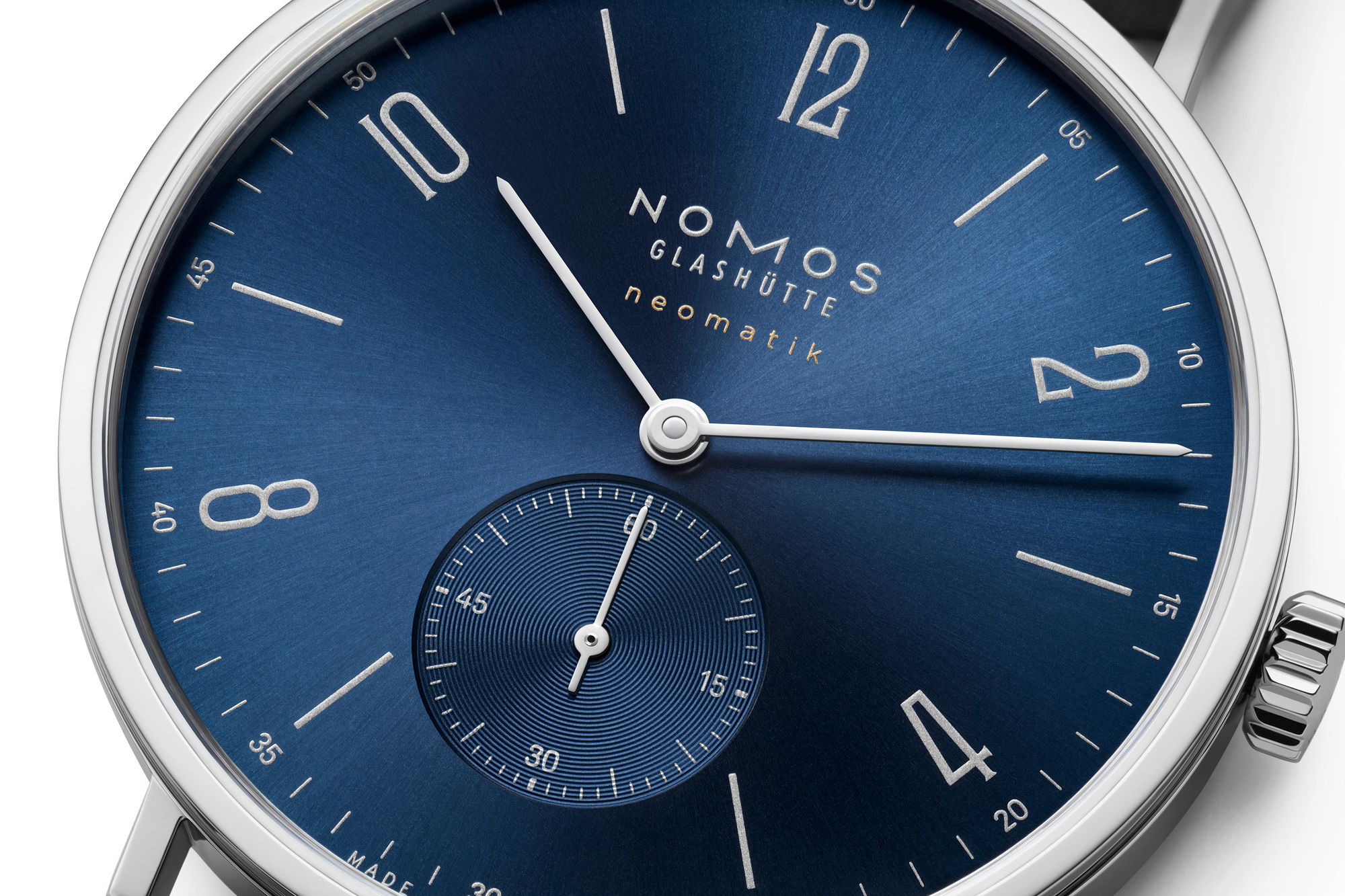 Nomos Glashütte Tangente neomatik 39 Blue Gold