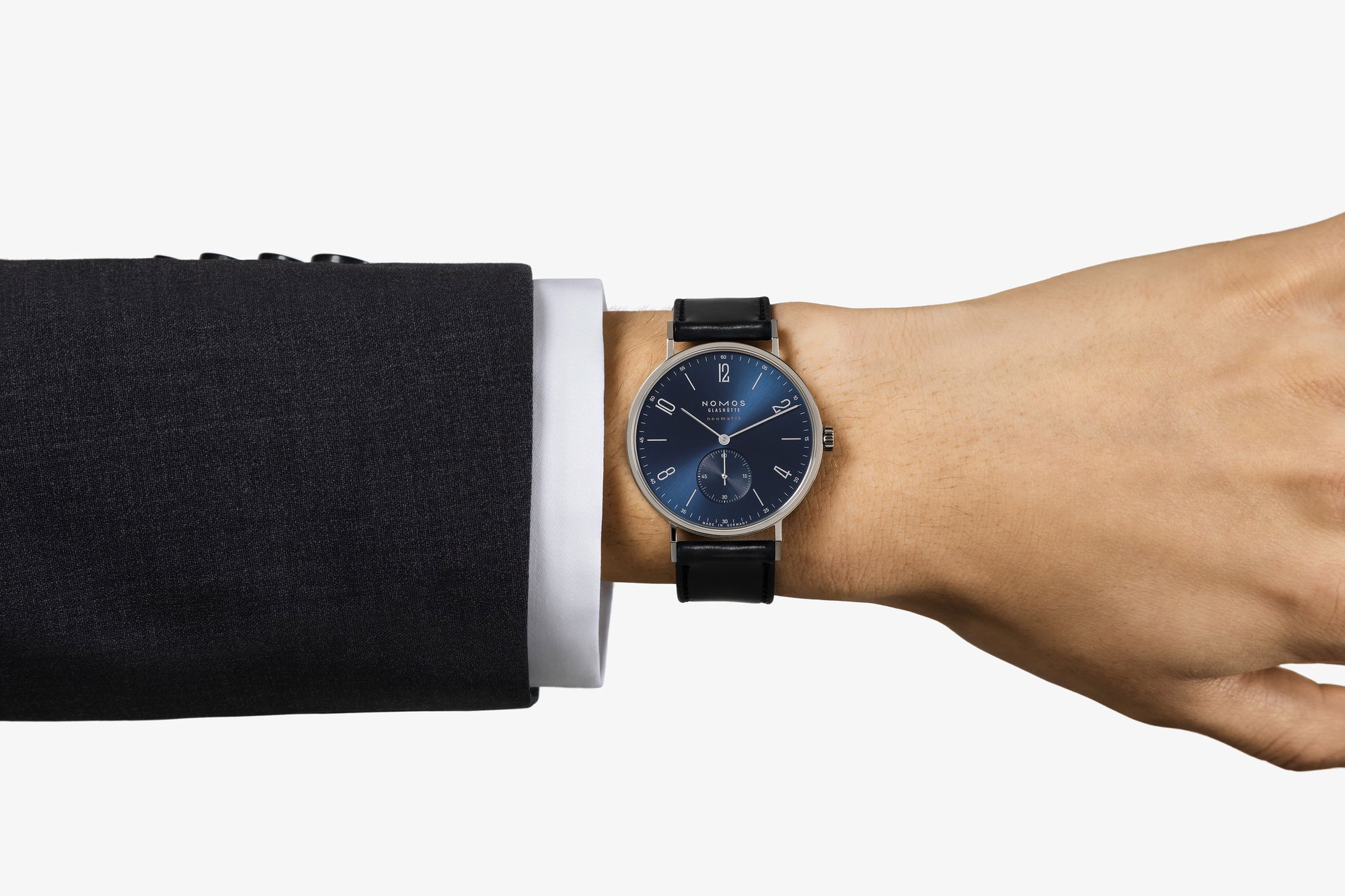 Nomos Glashütte Tangente neomatik 39 Blue Gold