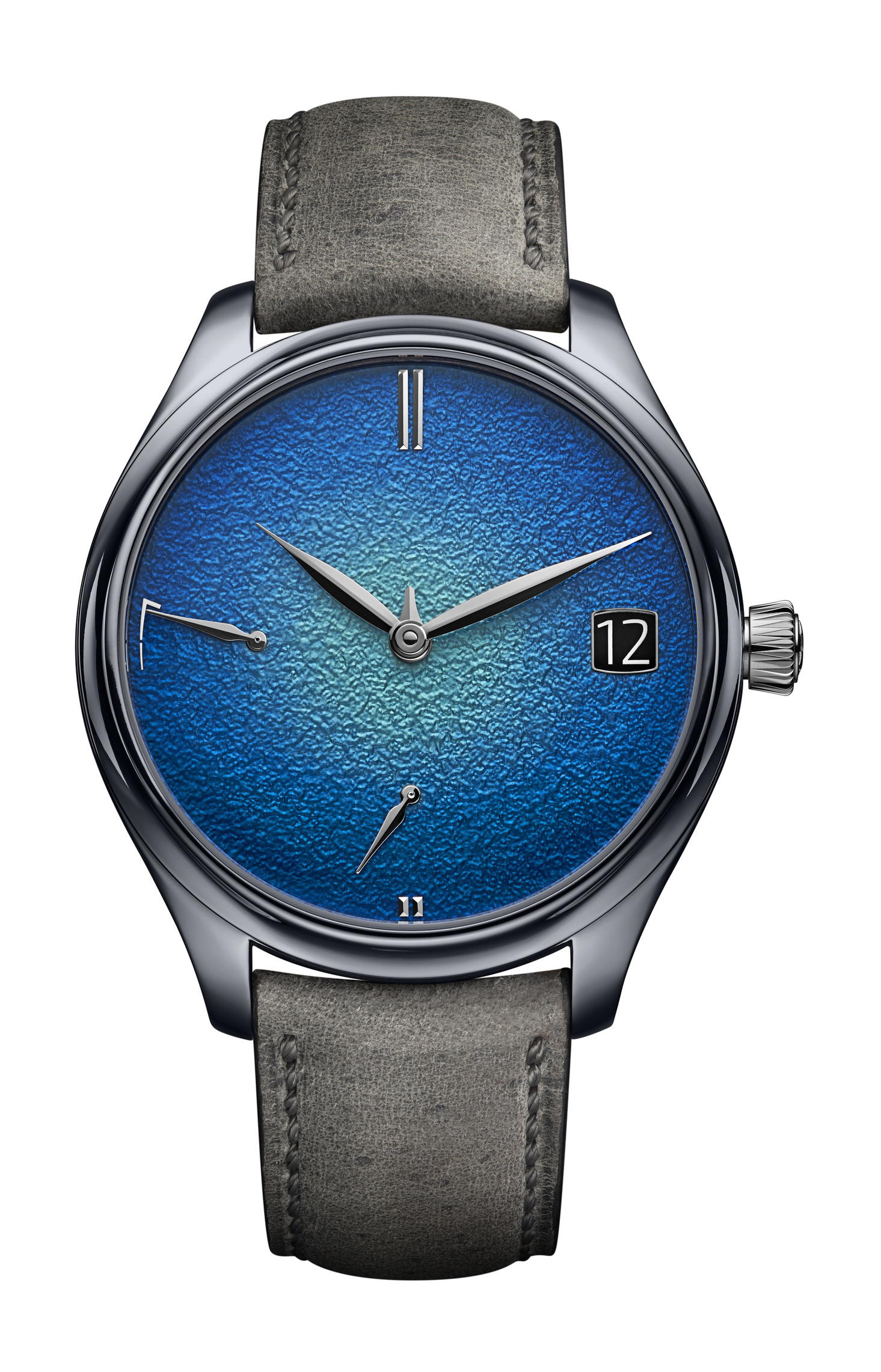 H. Moser & Cie Endeavour Perpetual Calendar Tantalum Blue Enamel