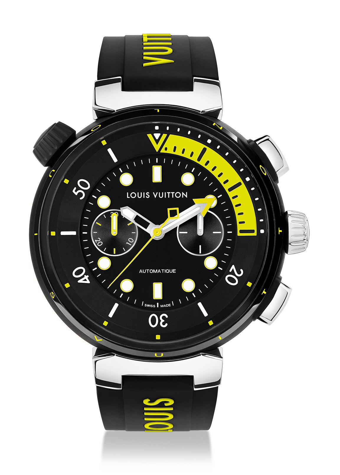 Louis Vuitton Tambour Street Diver Chronograph Neon Black
