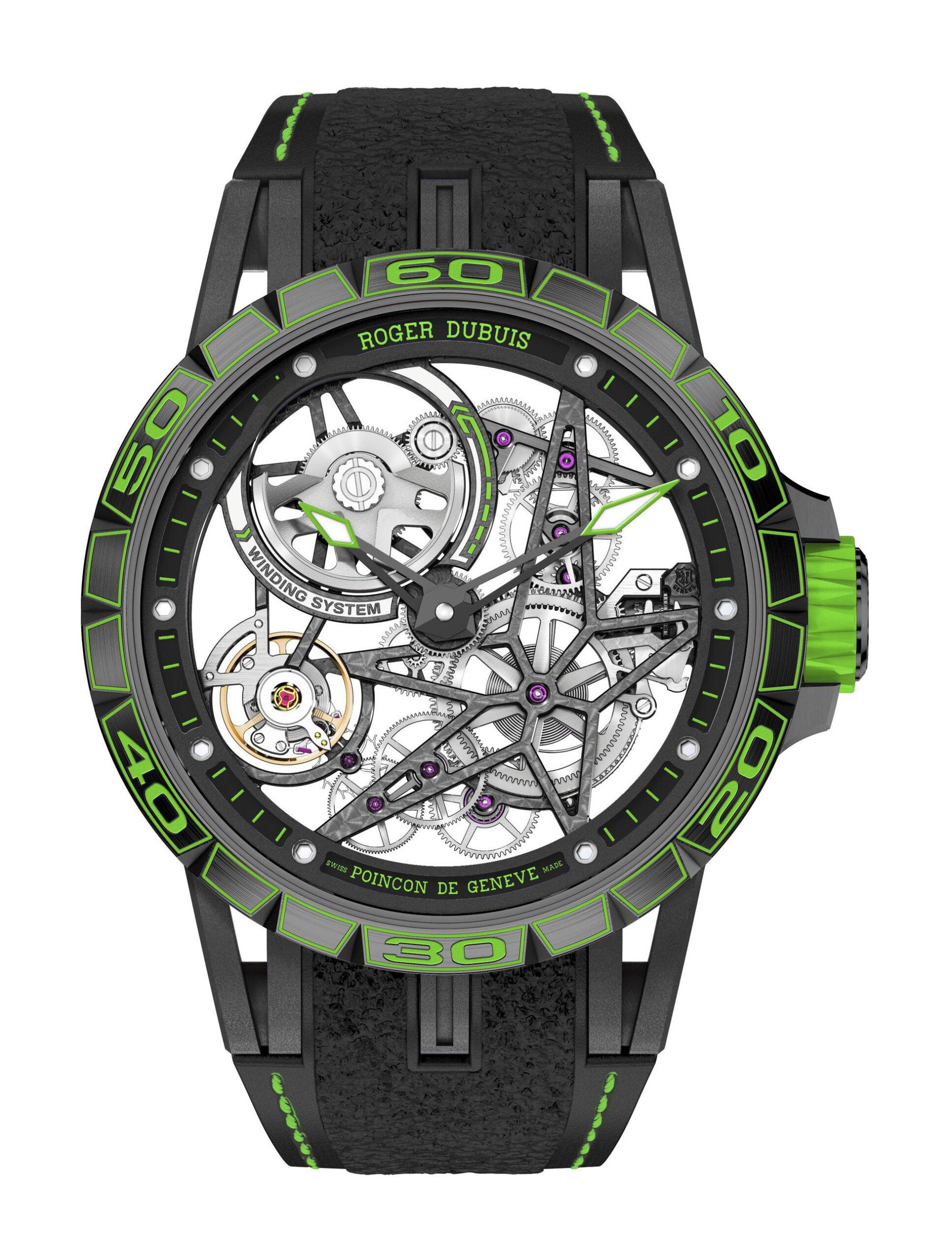 Roger Dubuis Excalibur Spider Pirelli Black DLC Titanium