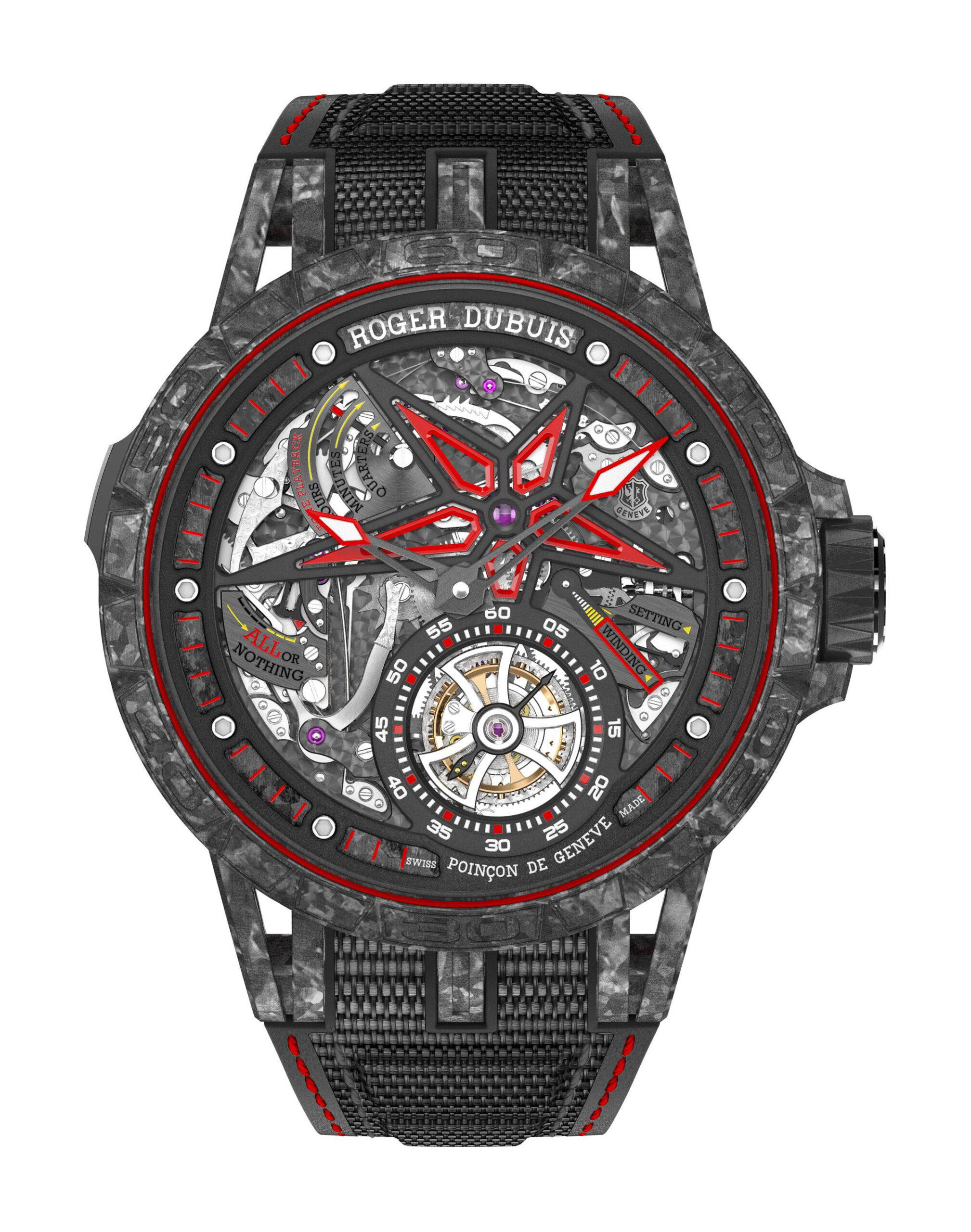 Roger Dubuis Excalibur Spider Minute Repeater Tourbillon Carbon