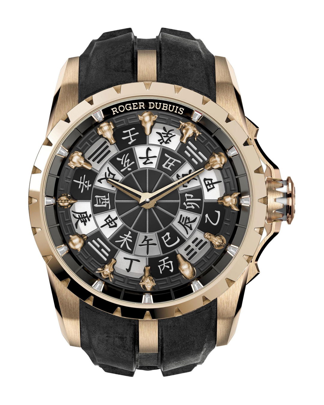 Excalibur Knights of the Round Table Chinese Zodiac Pink Gold