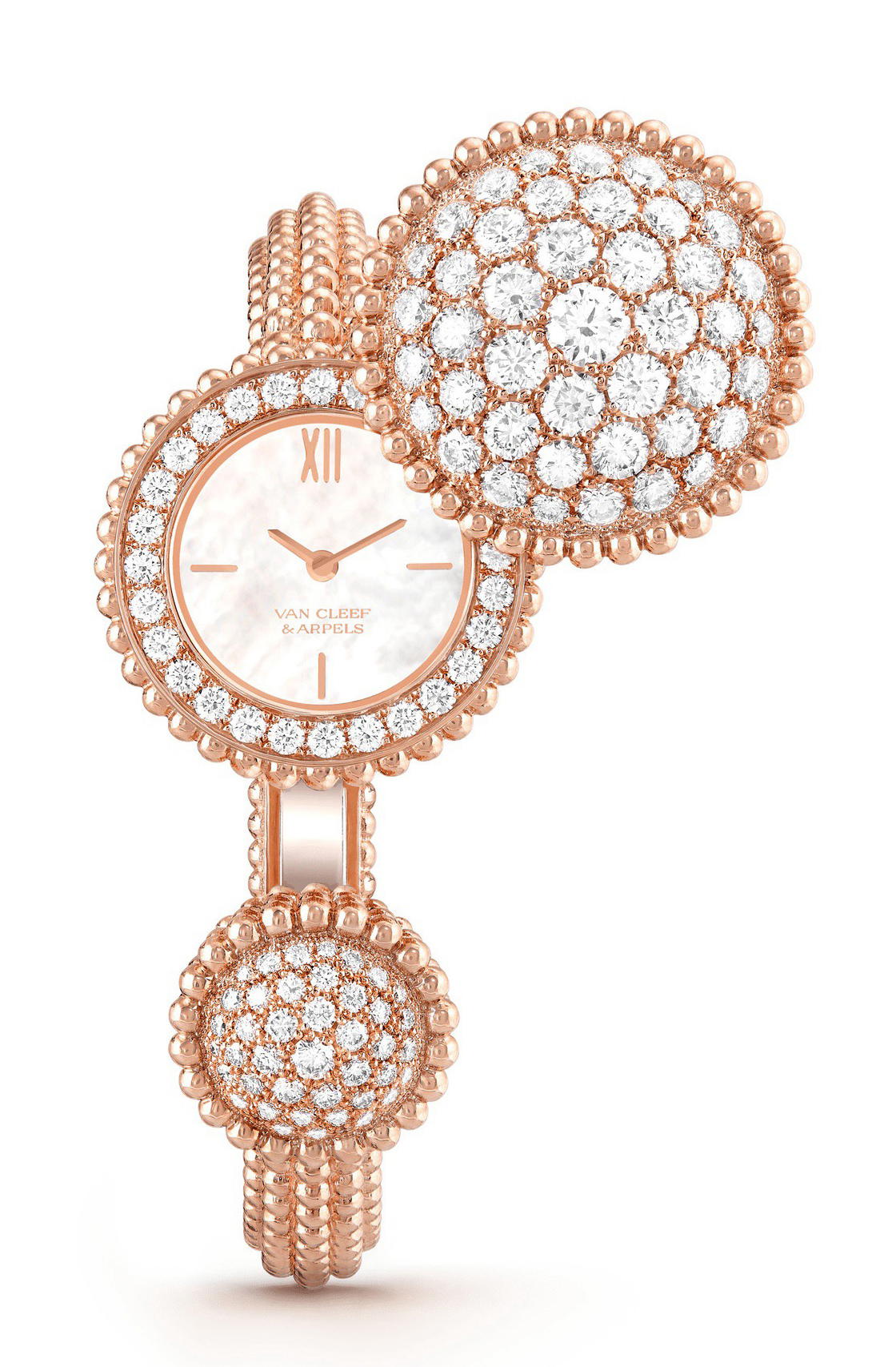 Van Cleef & Arpels Perlée Toi & Moi Secret Watch Small